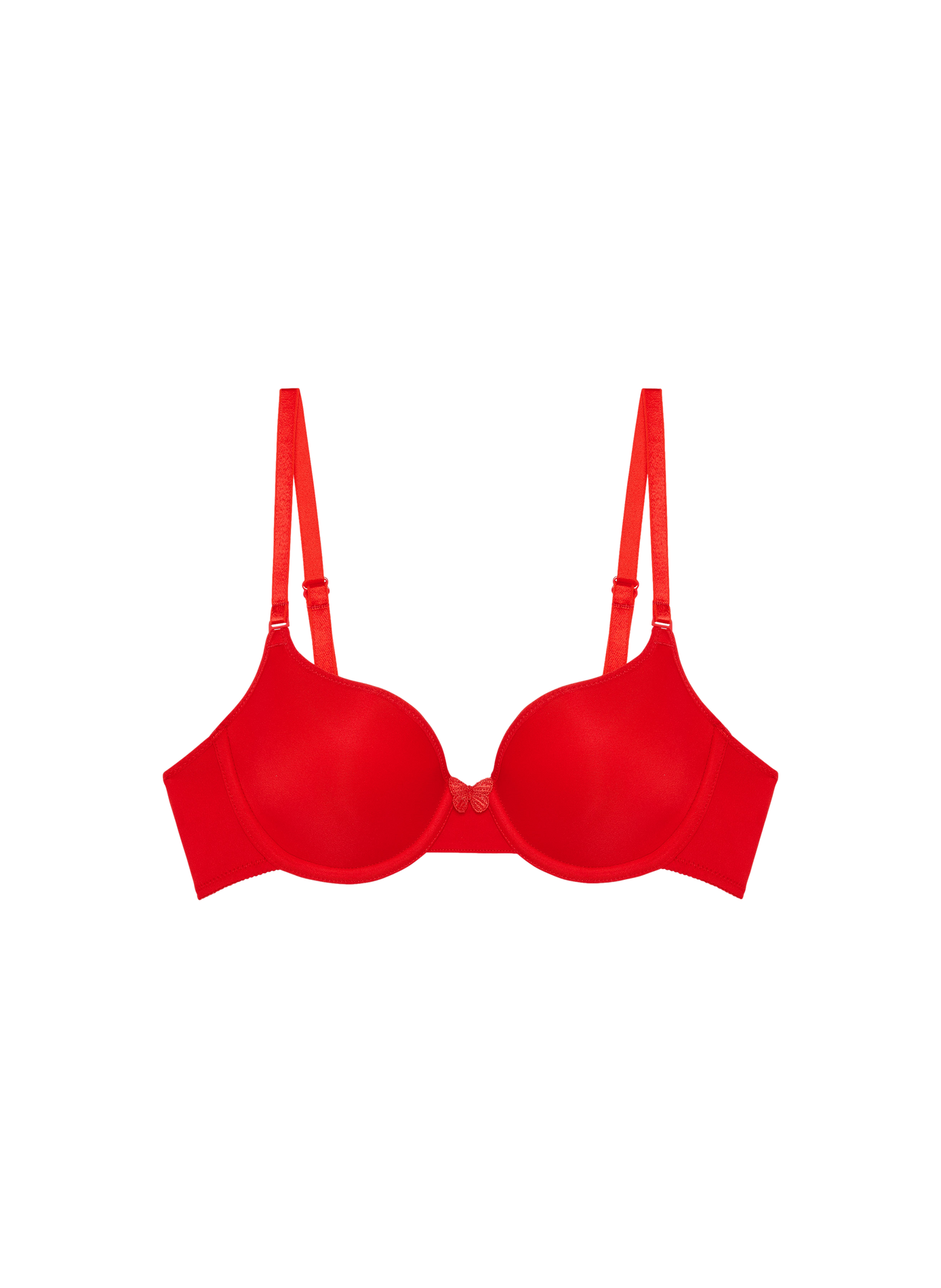 Sujetador liso con detalle de mariposa PASSIONATA Rojo