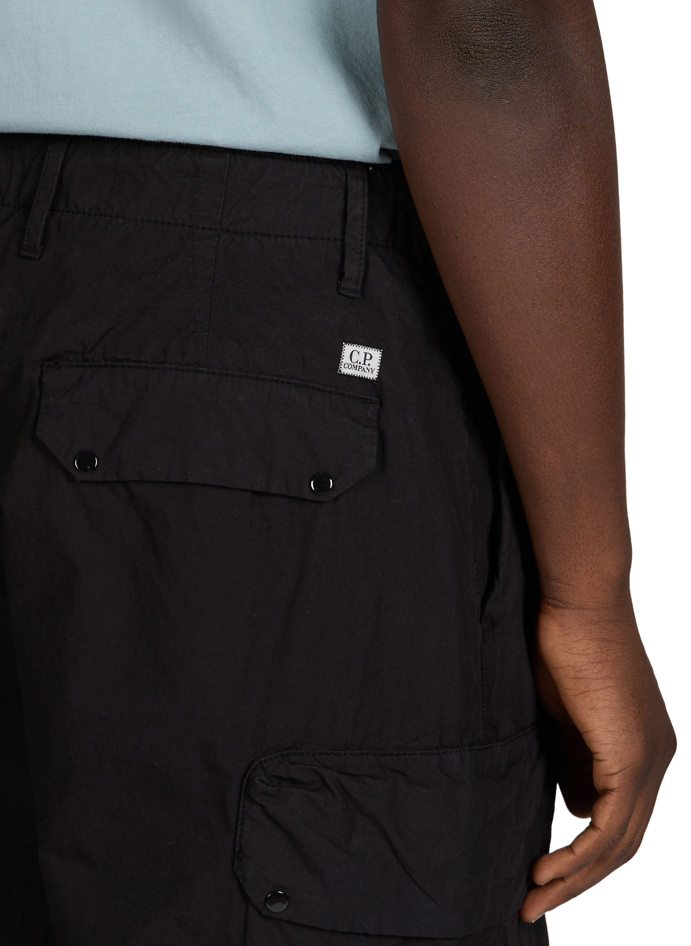 Cotton Cargo Pants CP COMPANY Black