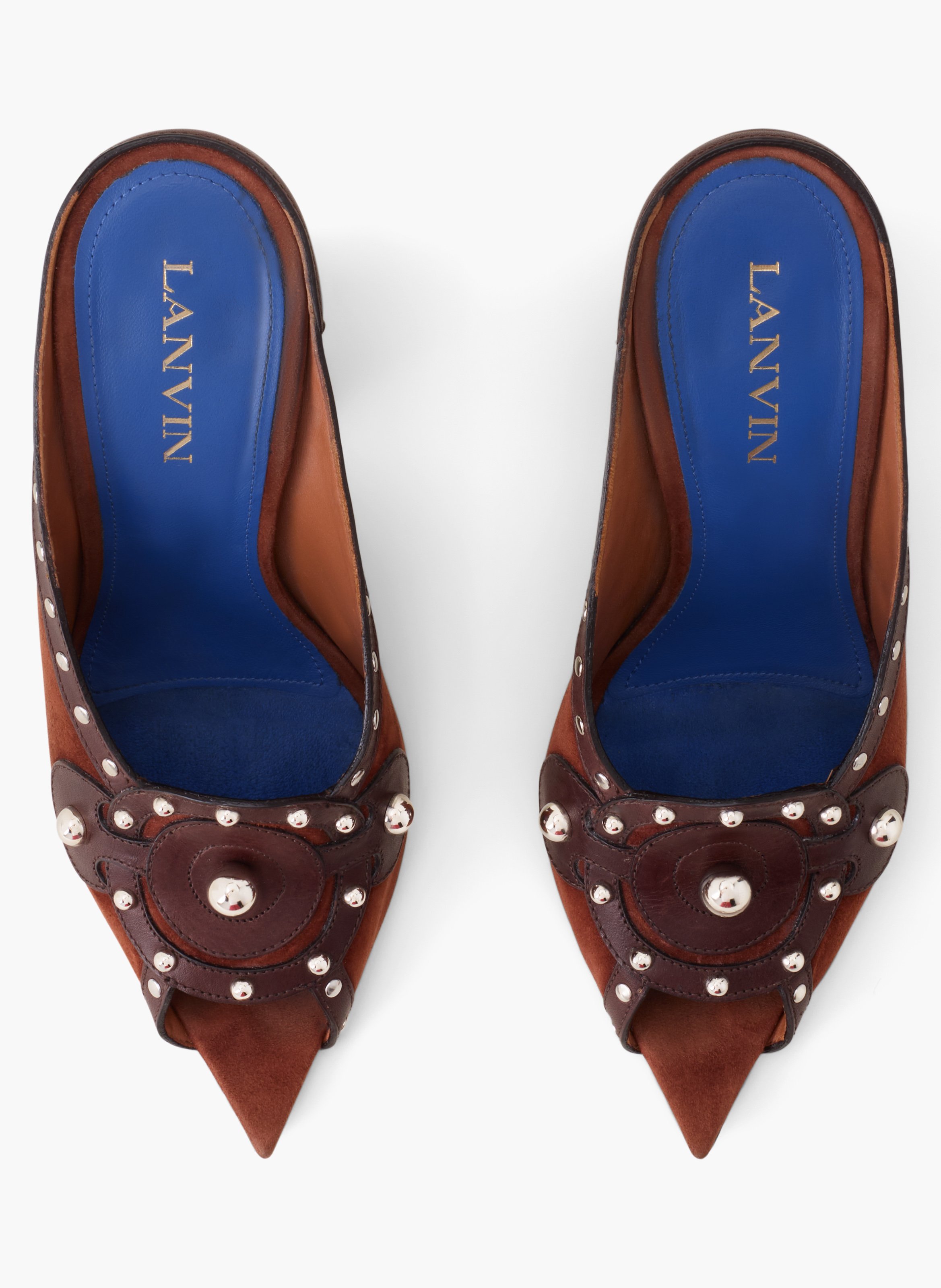 Mule a talon eclipse arch LANVIN Marron