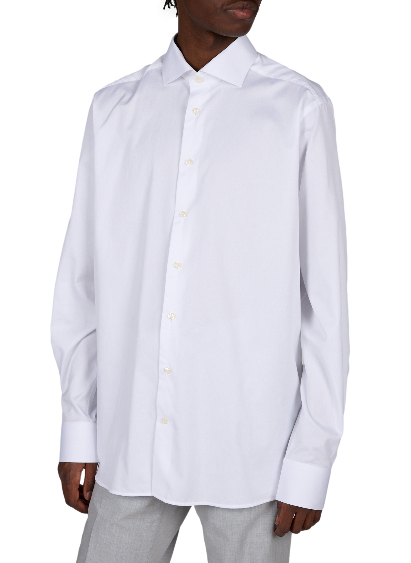 Chemise regular-fit en coton ETON Blanc
