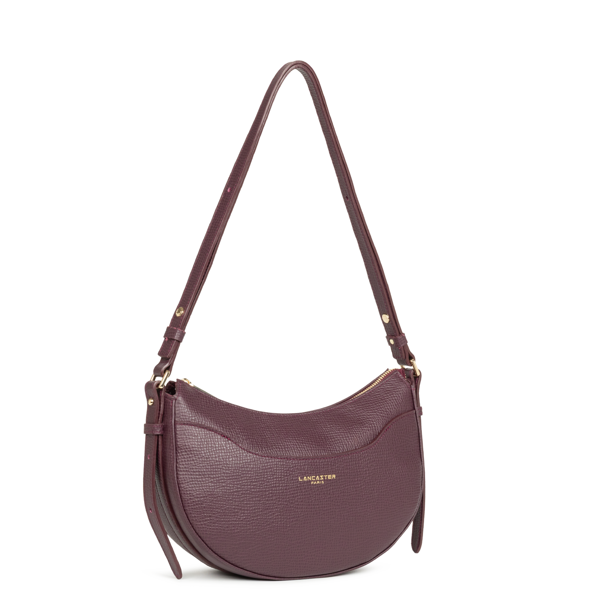 Sac demi lune - even LANCASTER Rouge