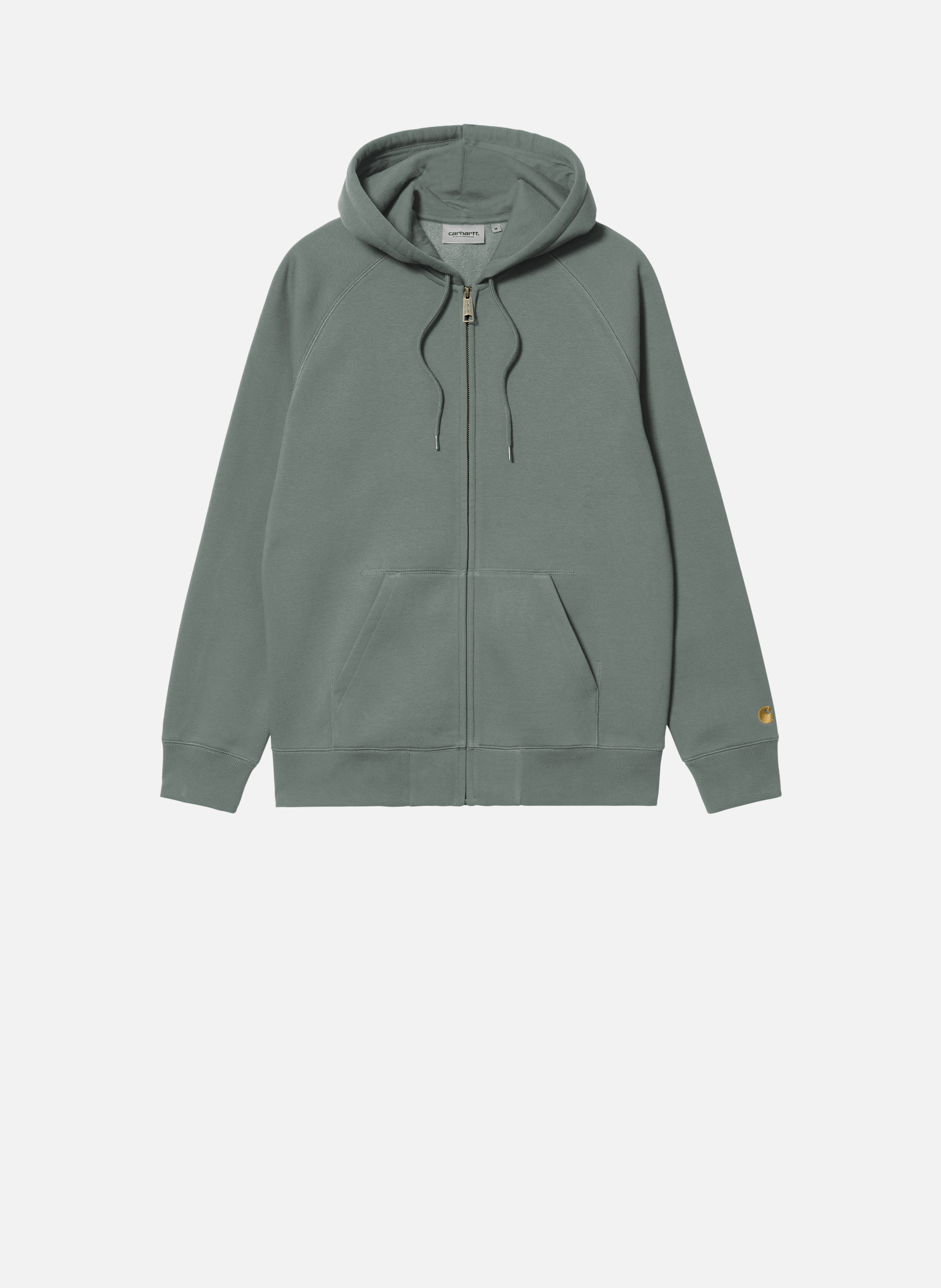 Hoodie zippé hooded chase CARHARTT WIP Vert