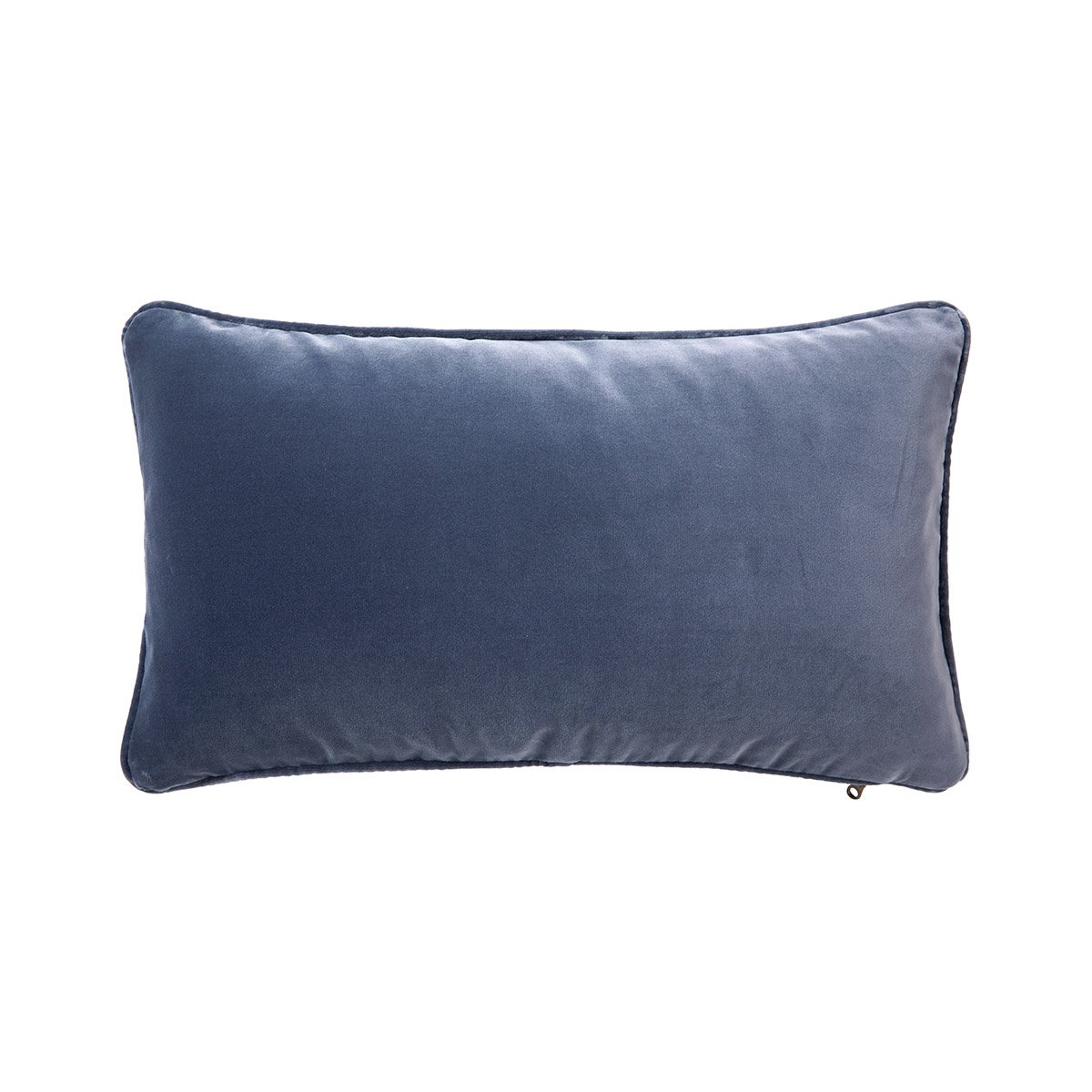 Housse de coussin en velours, divan YVES DELORME Bleu