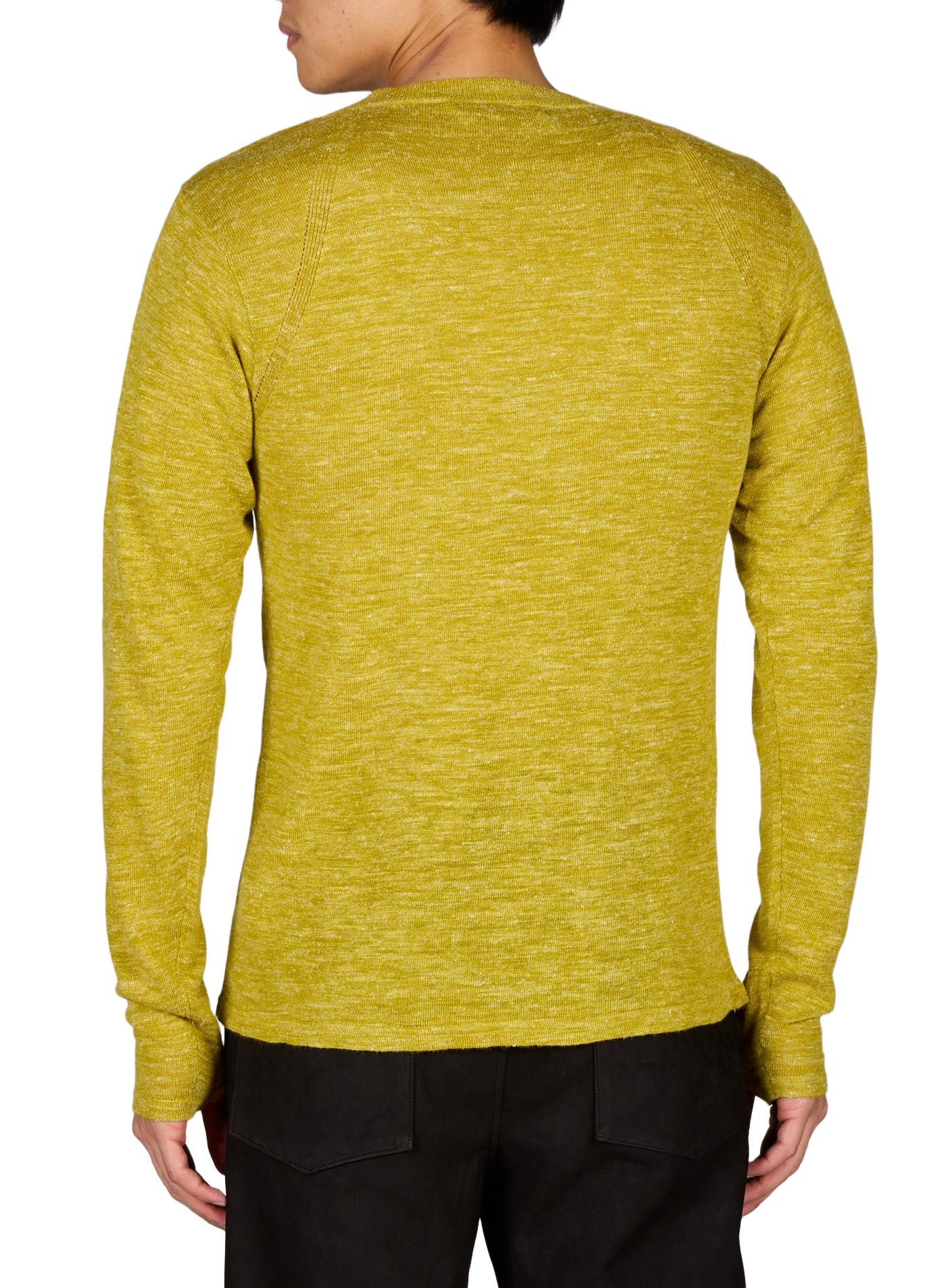 Round neck T-shirt OMAR AFRIDI Yellow