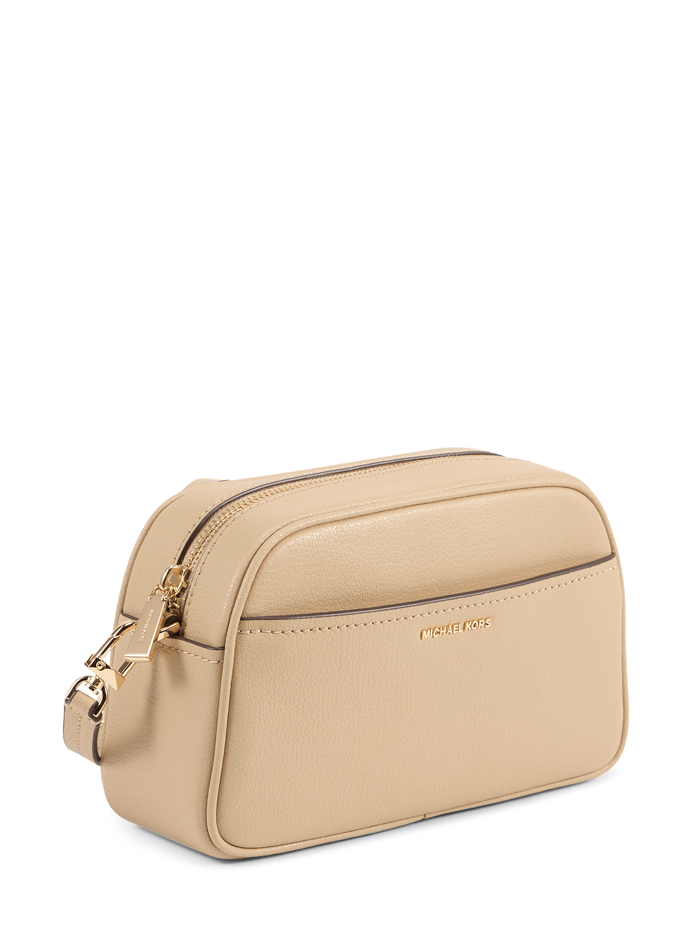 Sac à bandoulière Jet Set en cuir MICHAEL KORS Beige