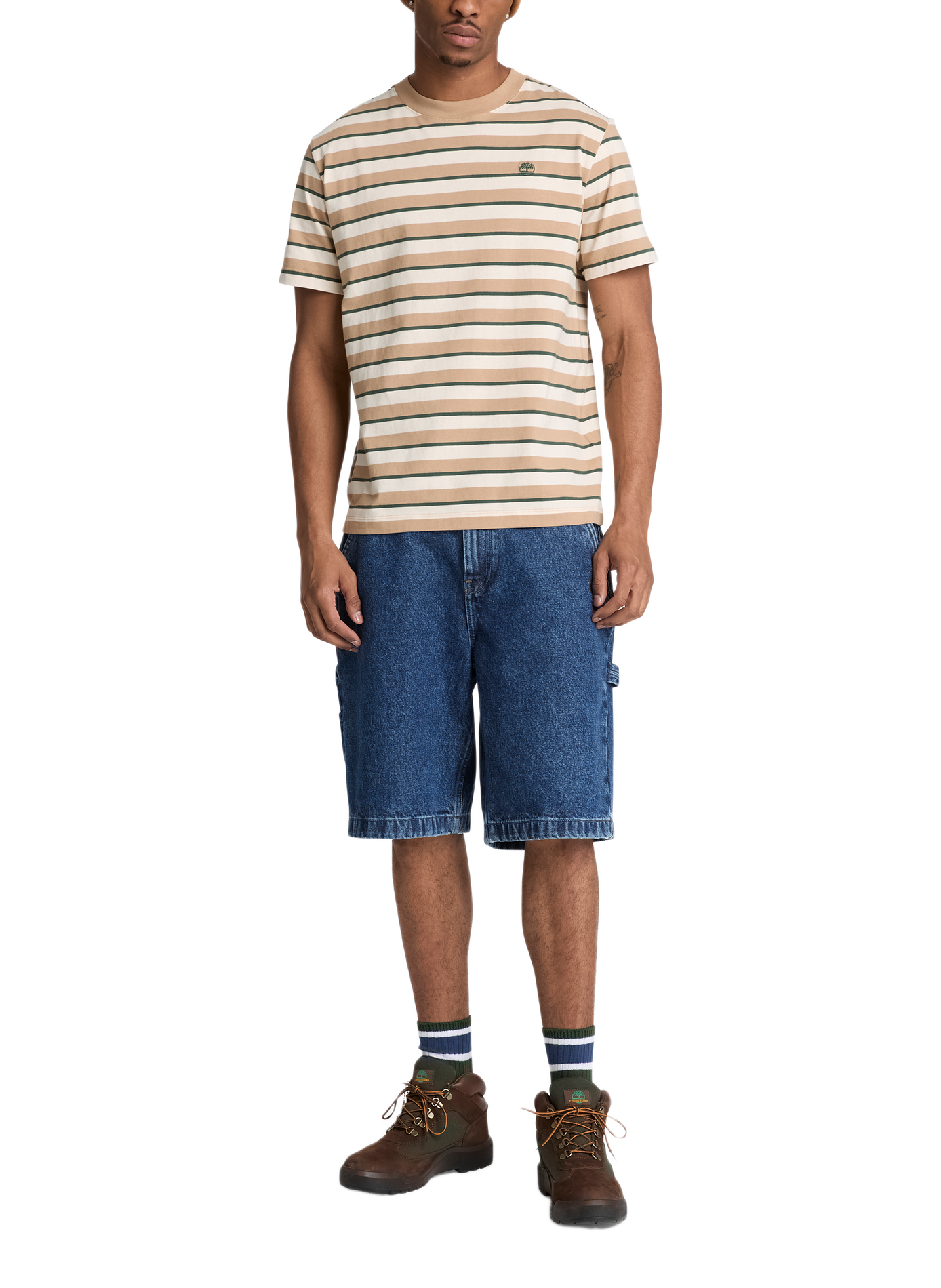 Round neck T-shirt TIMBERLAND Beige