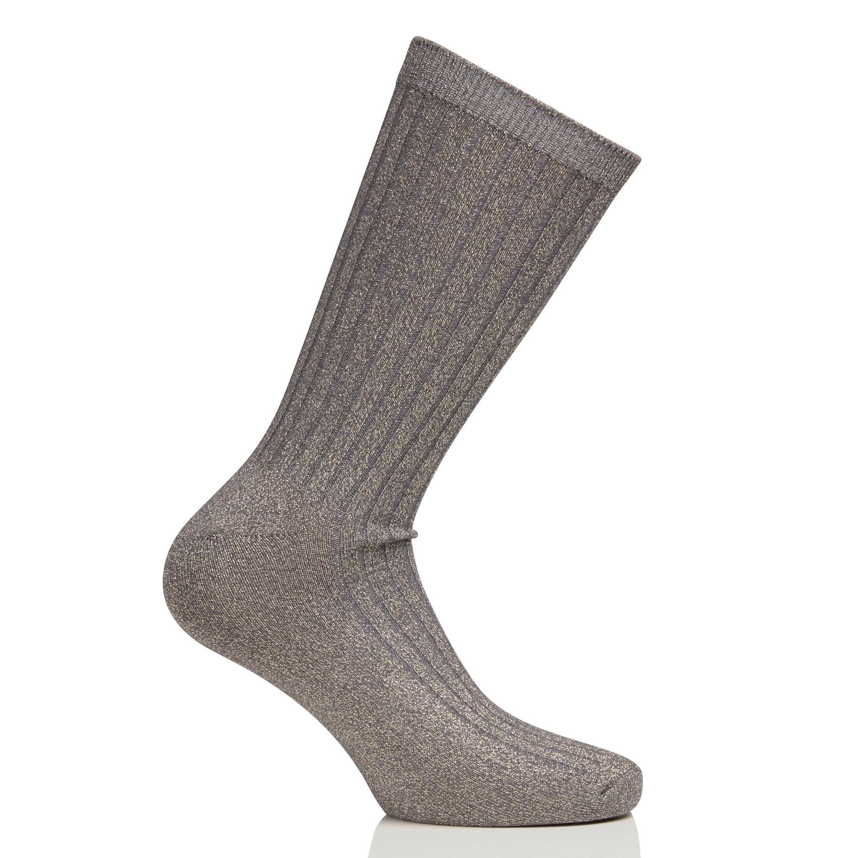 Chaussettes hautes pailletées fever MAISON 123 Gris