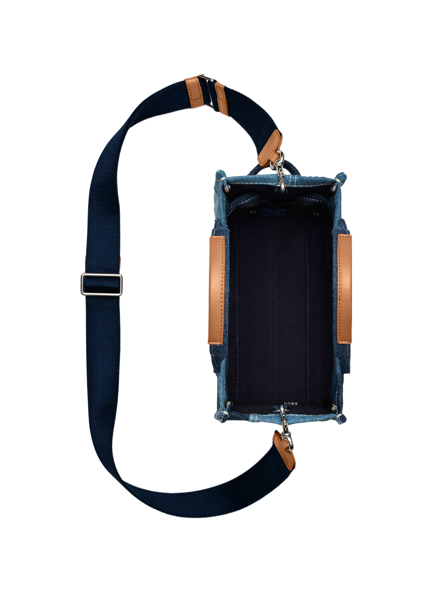 Bolso de mano mini de mezclilla MARC JACOBS Azul