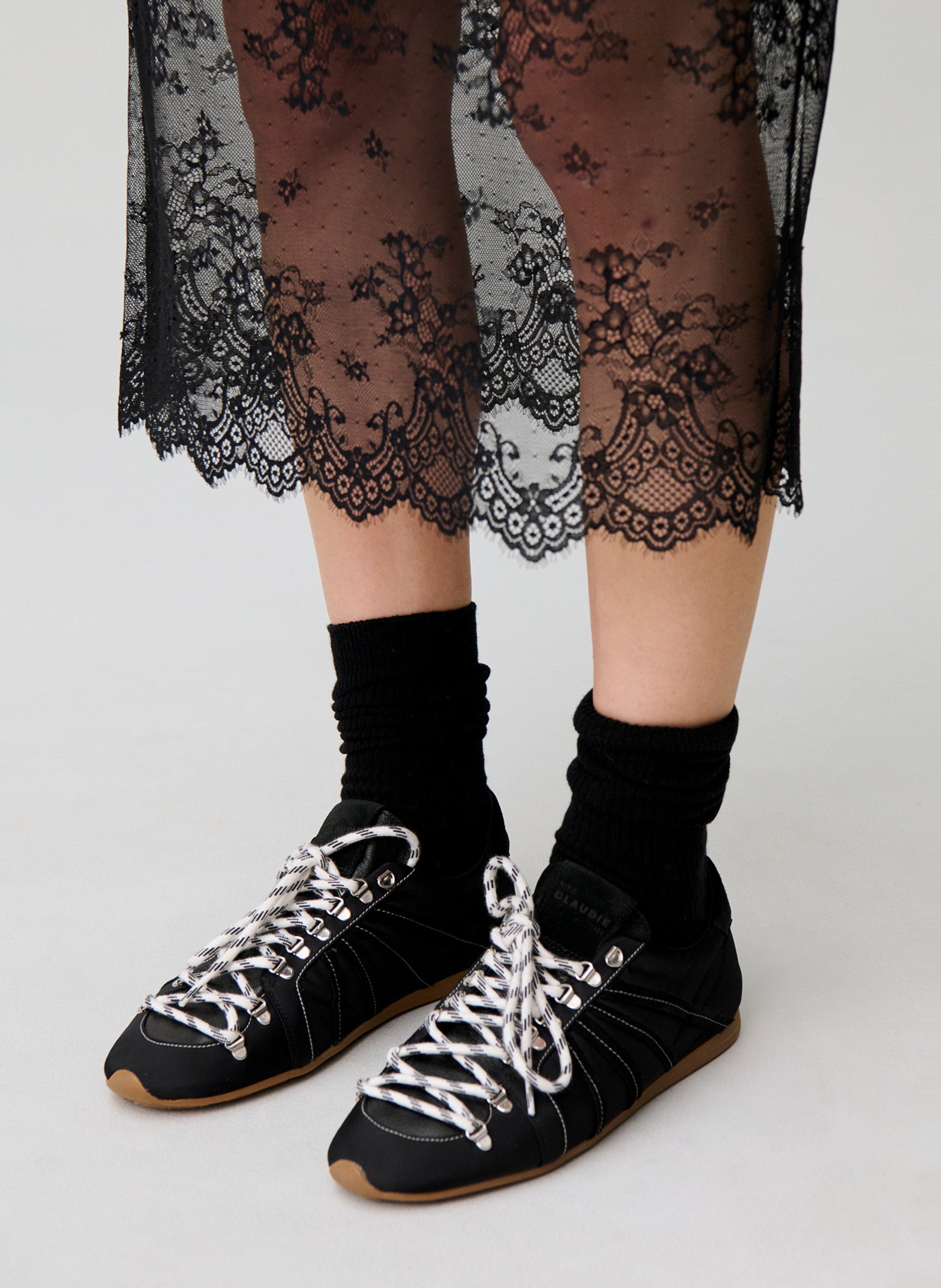 Baskets basses à lacets CLAUDIE PIERLOT Noir