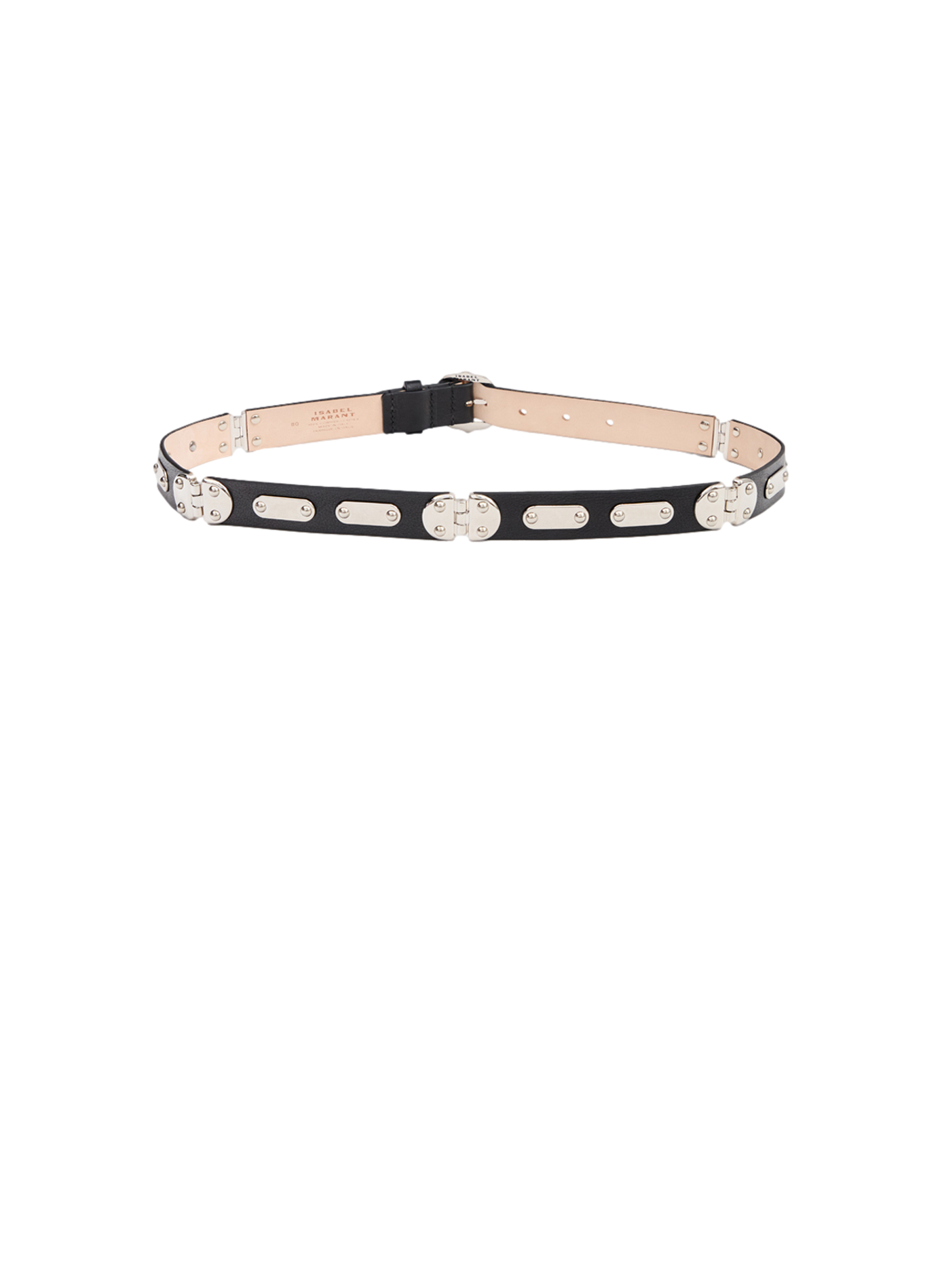 Ceinture Depson en cuir à détails charnières ISABEL MARANT Noir