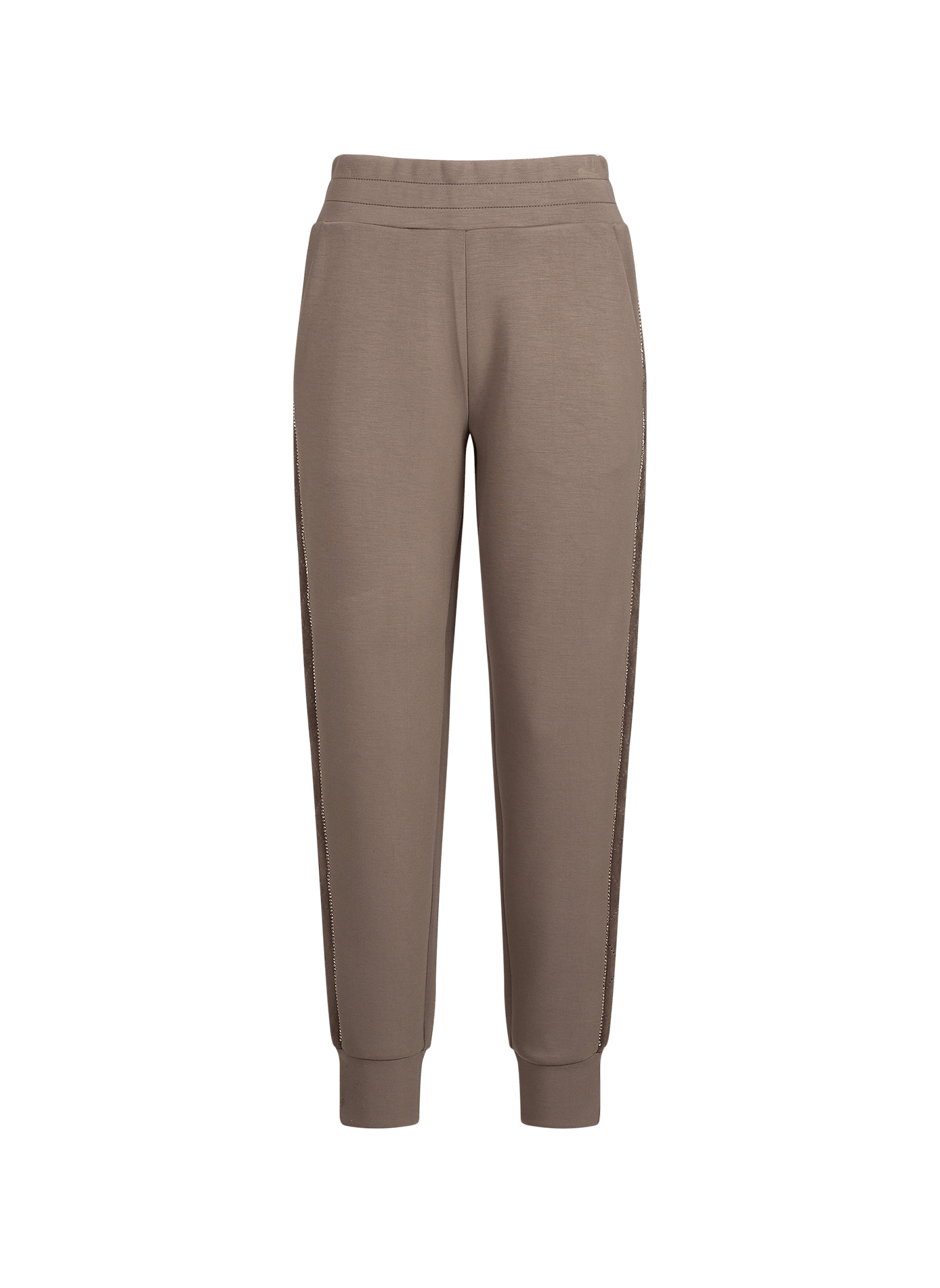 Straight-leg sequin joggers GUESS Brown