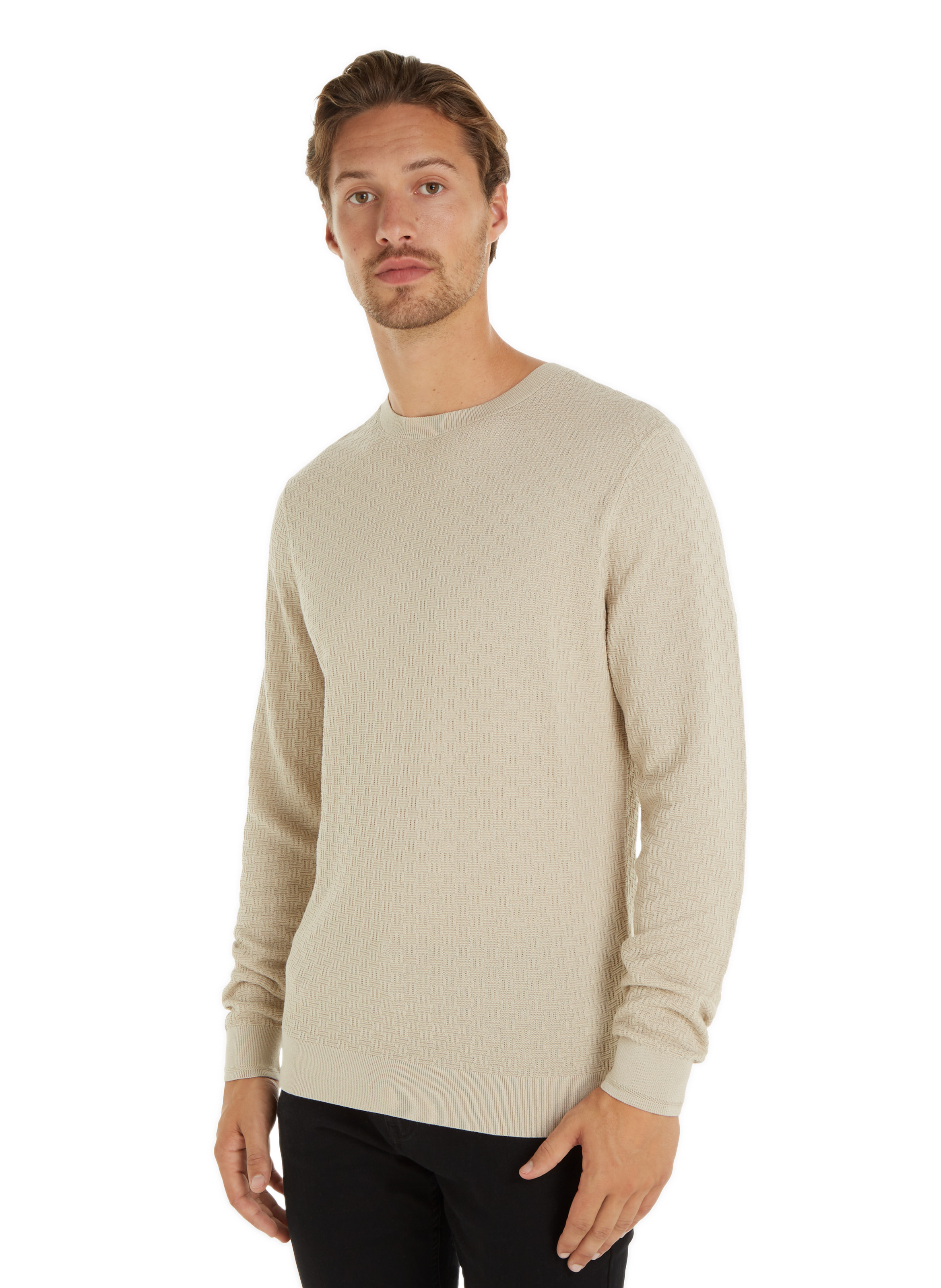 beige tommy hilfiger sweater