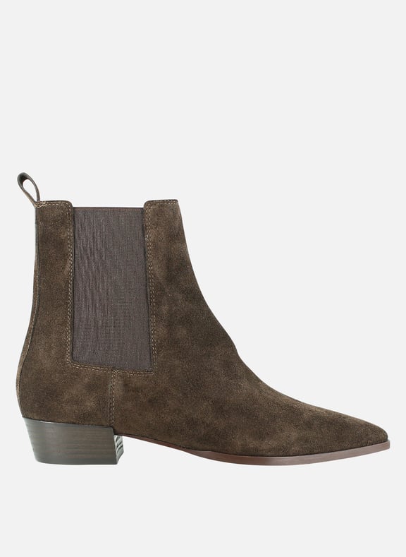 Boots en cuir papaye Marron by JONAK JONAK Boots en cuir papaye Marron