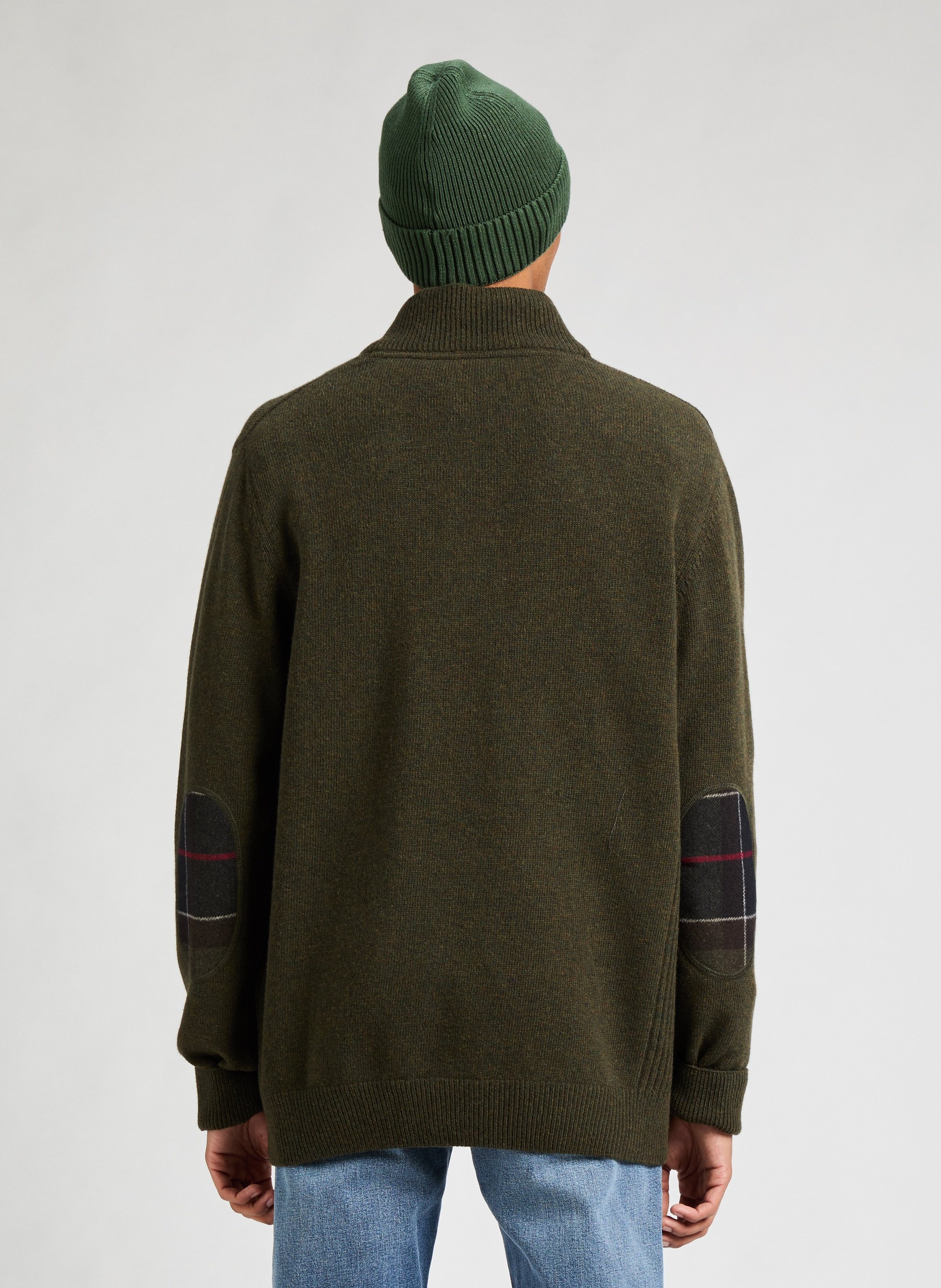 Pull Holden en laine BARBOUR Vert