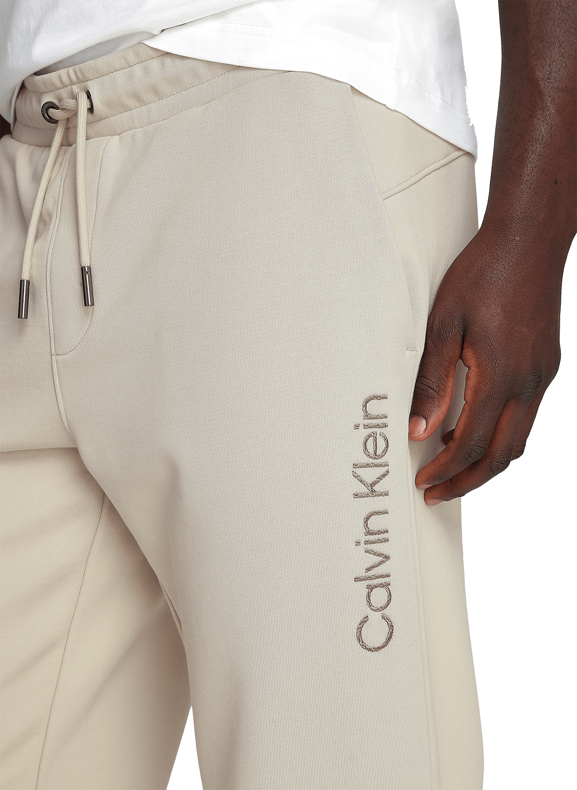 Pantalon de jogging CALVIN KLEIN Beige