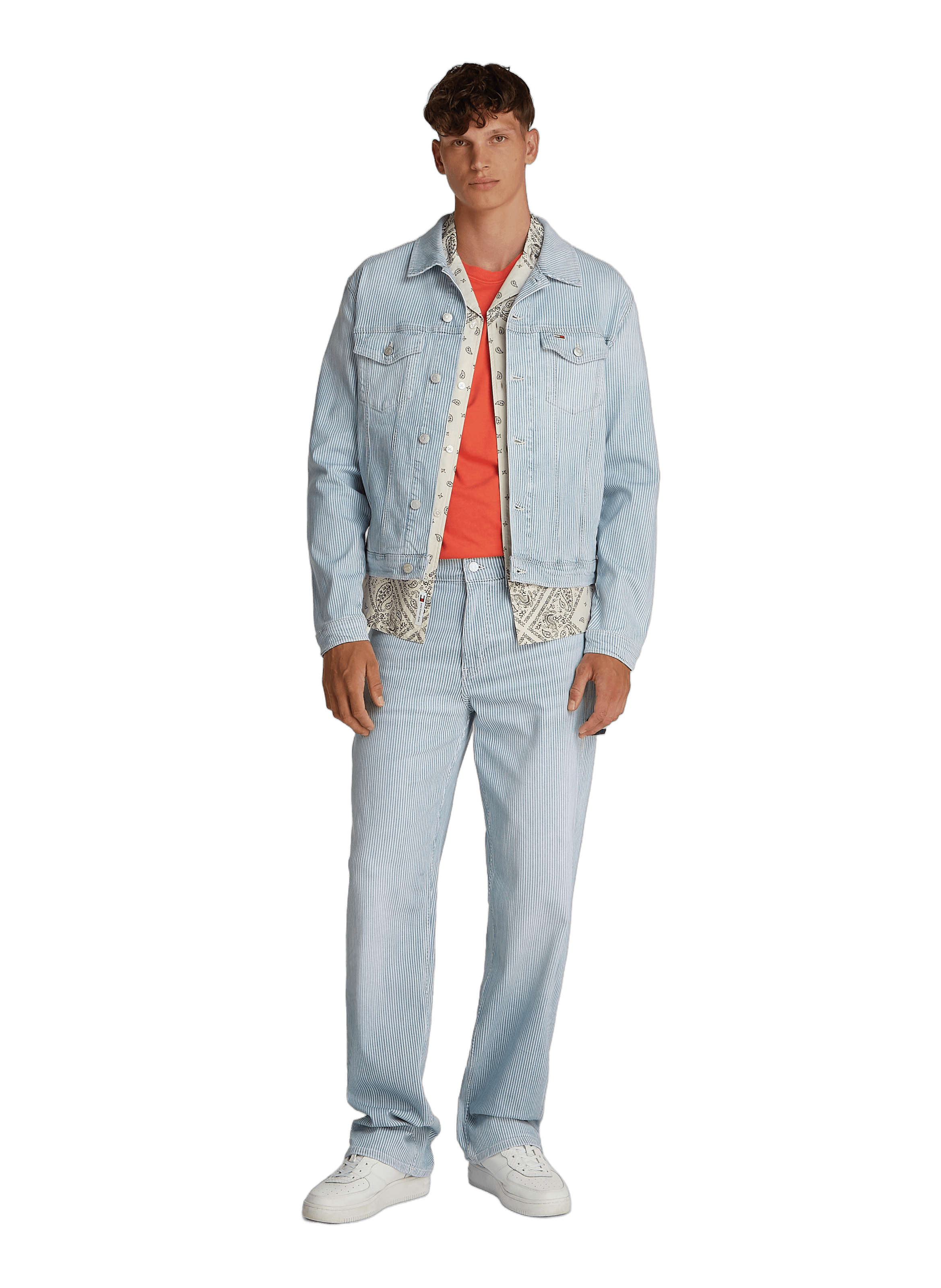 Straight Striped Jeans TOMMY HILFIGER Blue