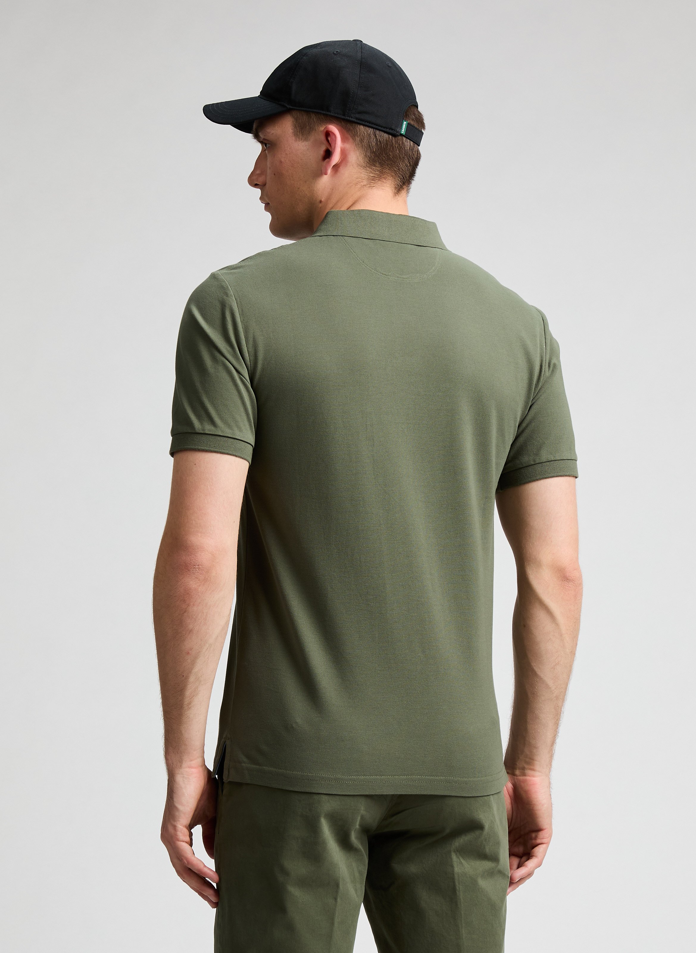 Cotton cap LACOSTE Black