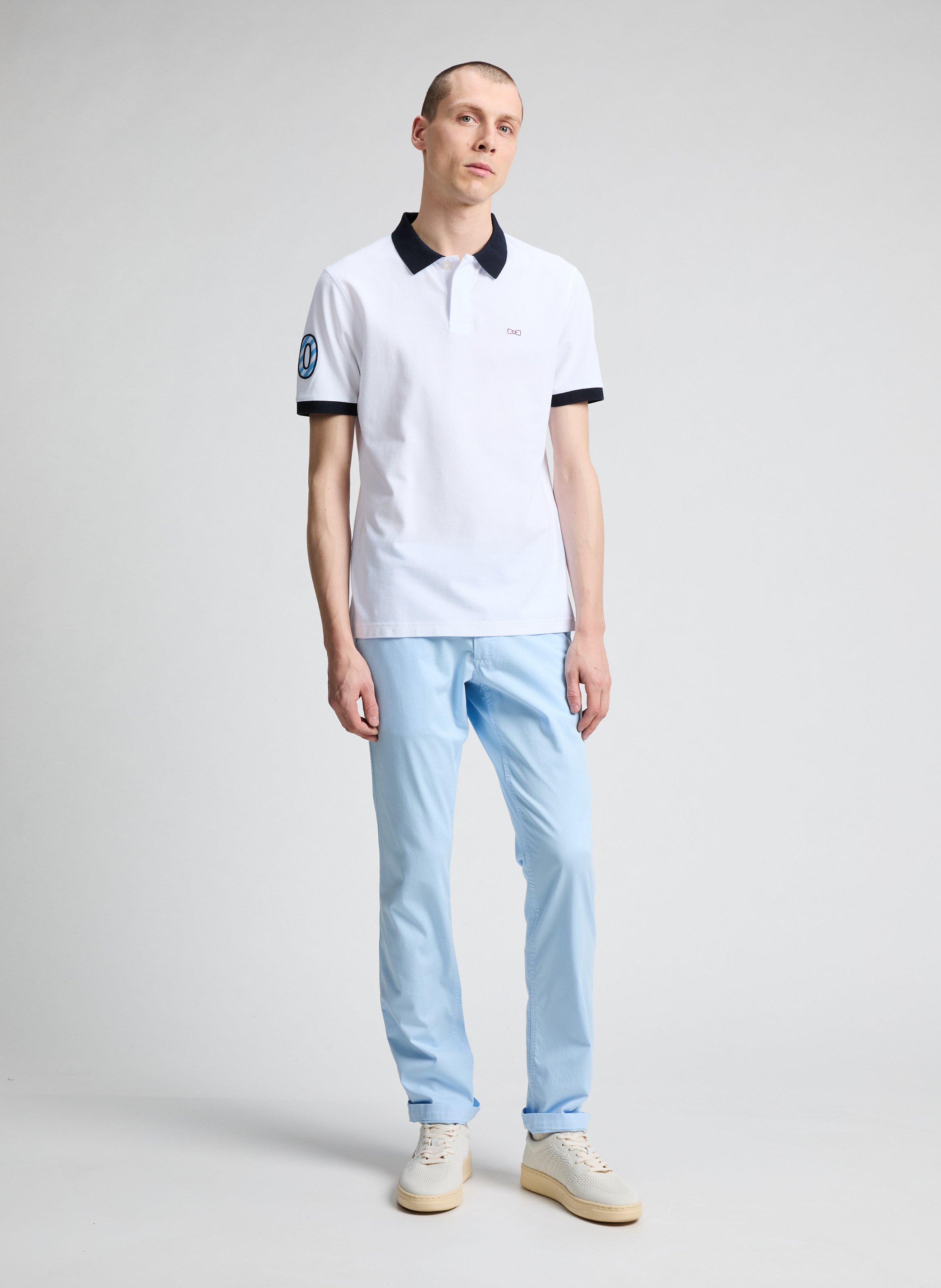 Polo en coton EDEN PARK Blanc