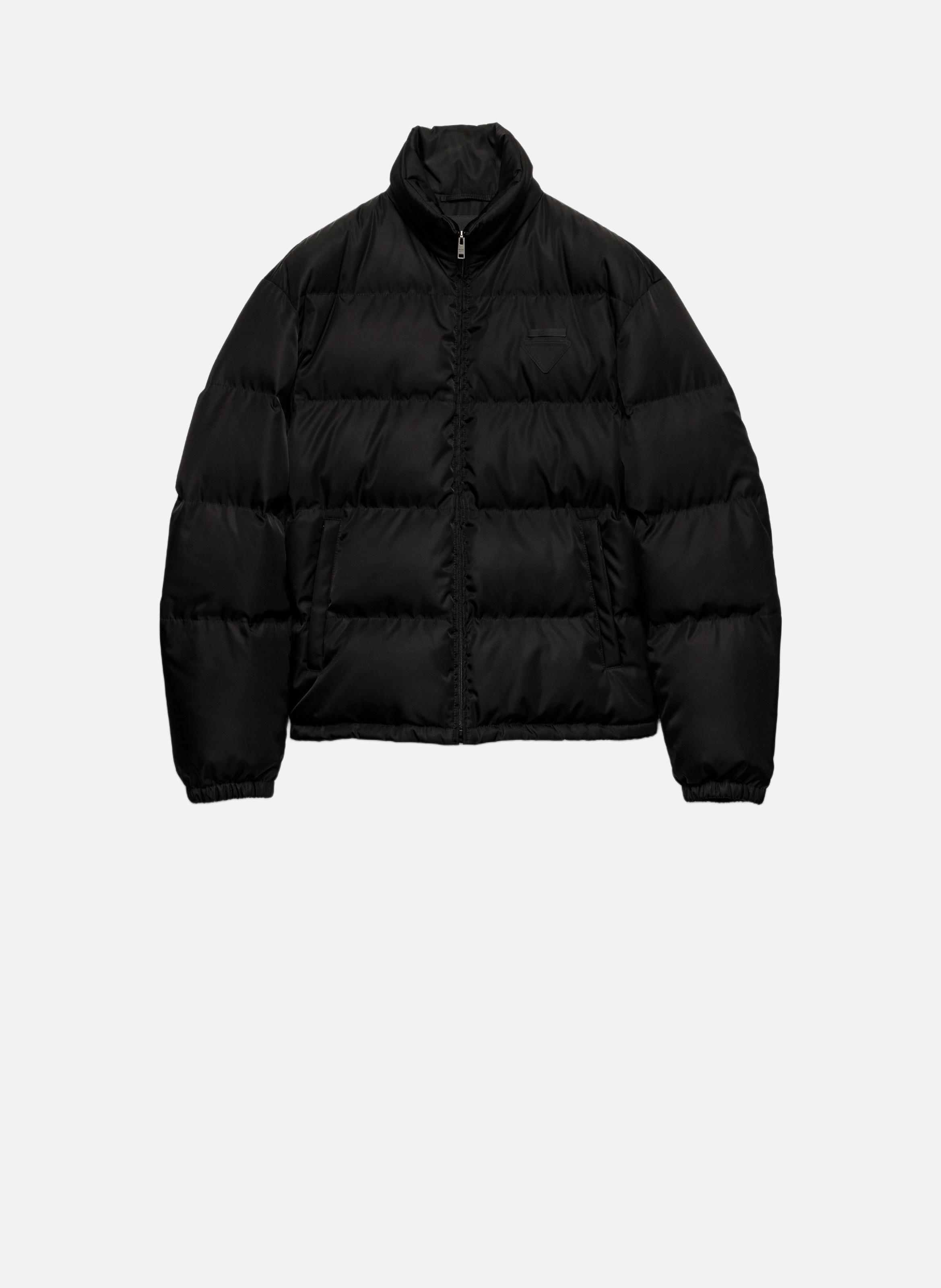 Doudoune en re-nylon de poids moyen PRADA Noir