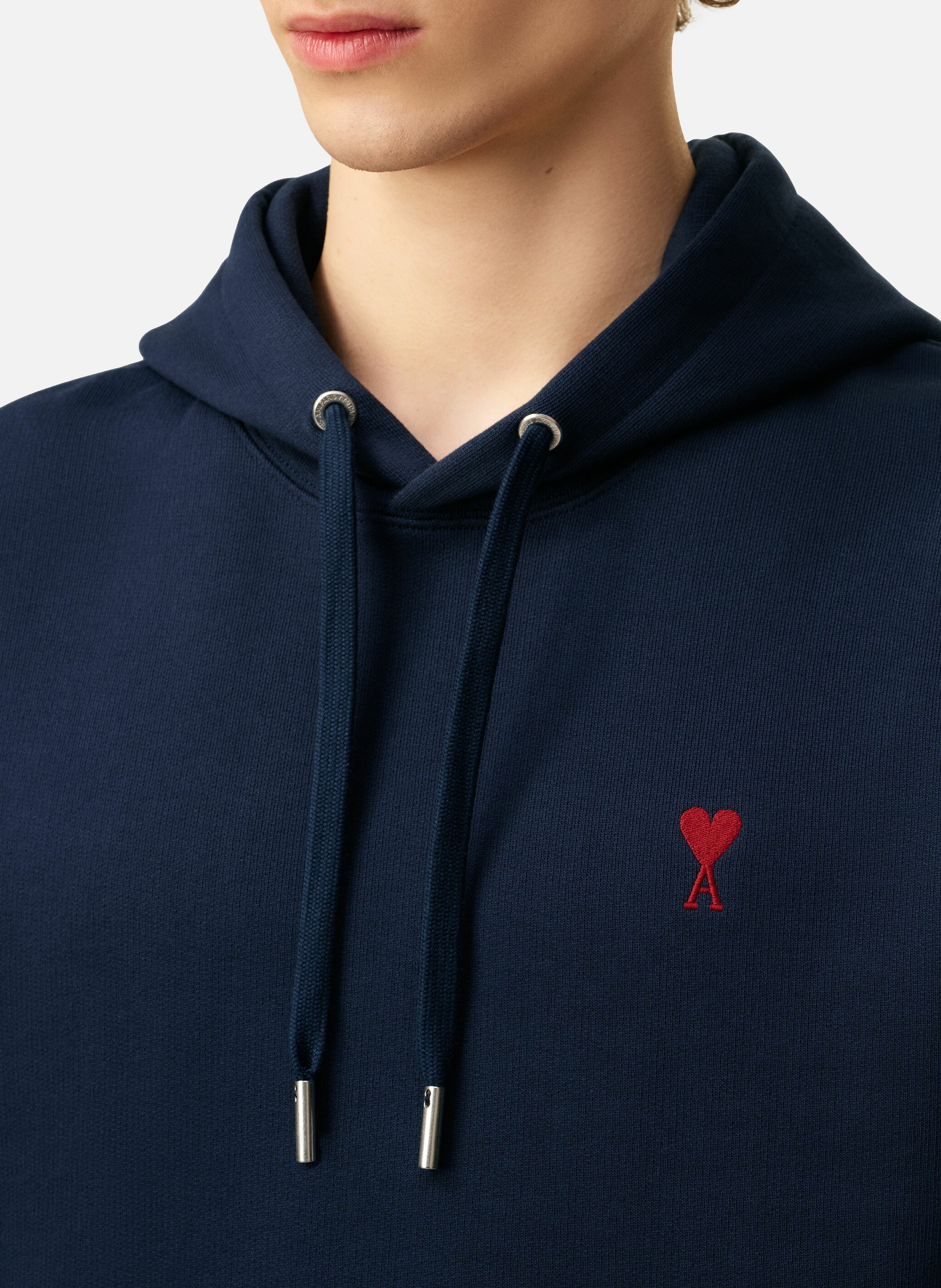 Hoodie ami de coeur rouge unisexe AMI PARIS Bleu
