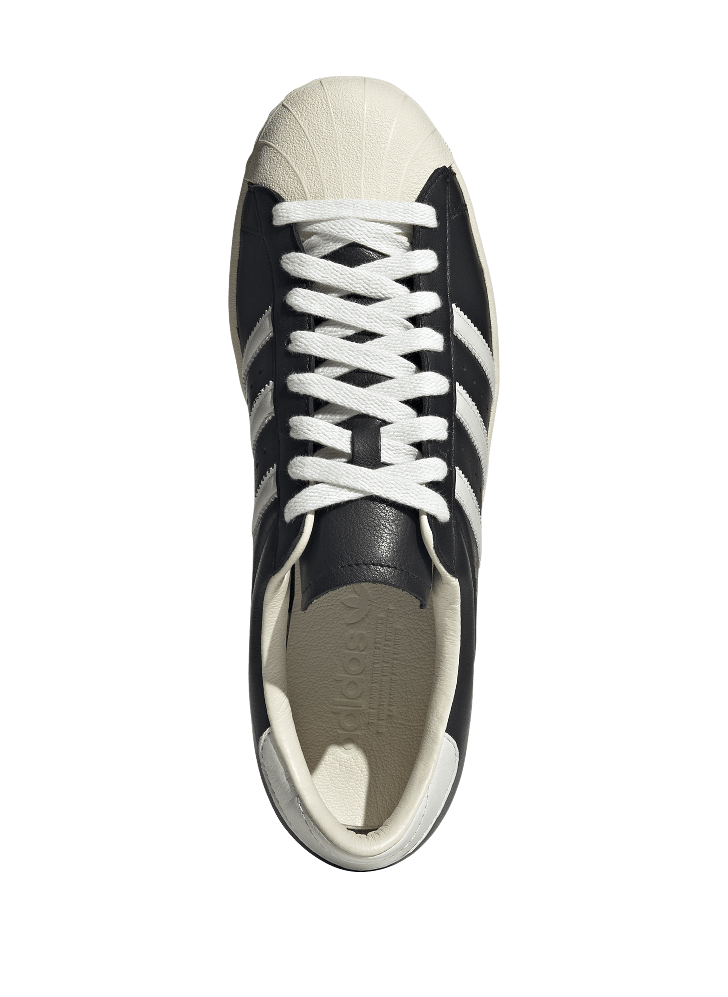 Leather sneakers ADIDAS Black