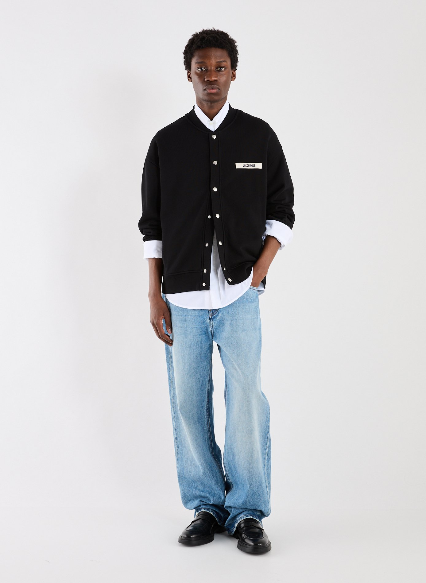 The grosgrain cardigan JACQUEMUS Black