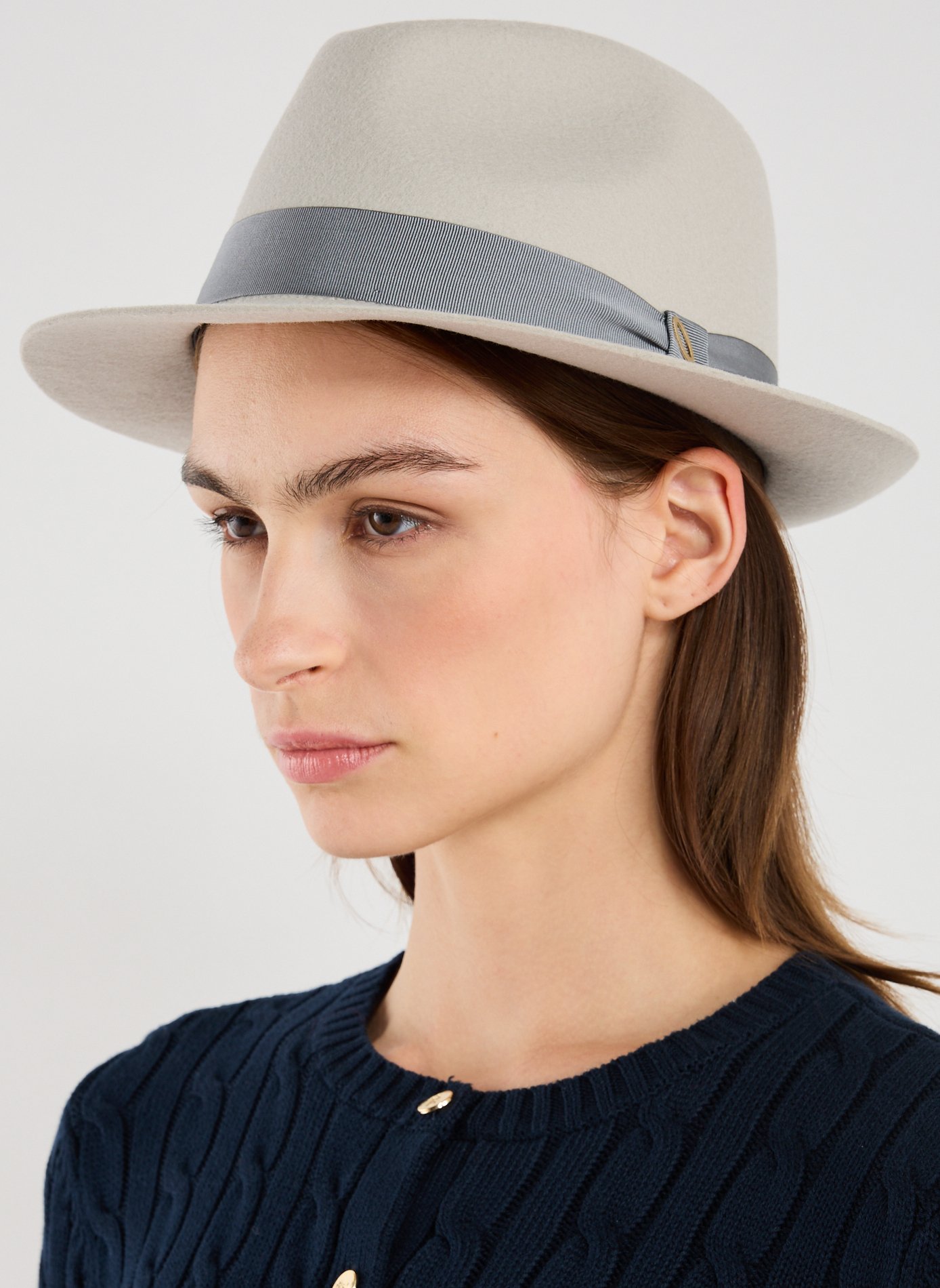 Wool Trilby Hat DORIA 1905 Beige