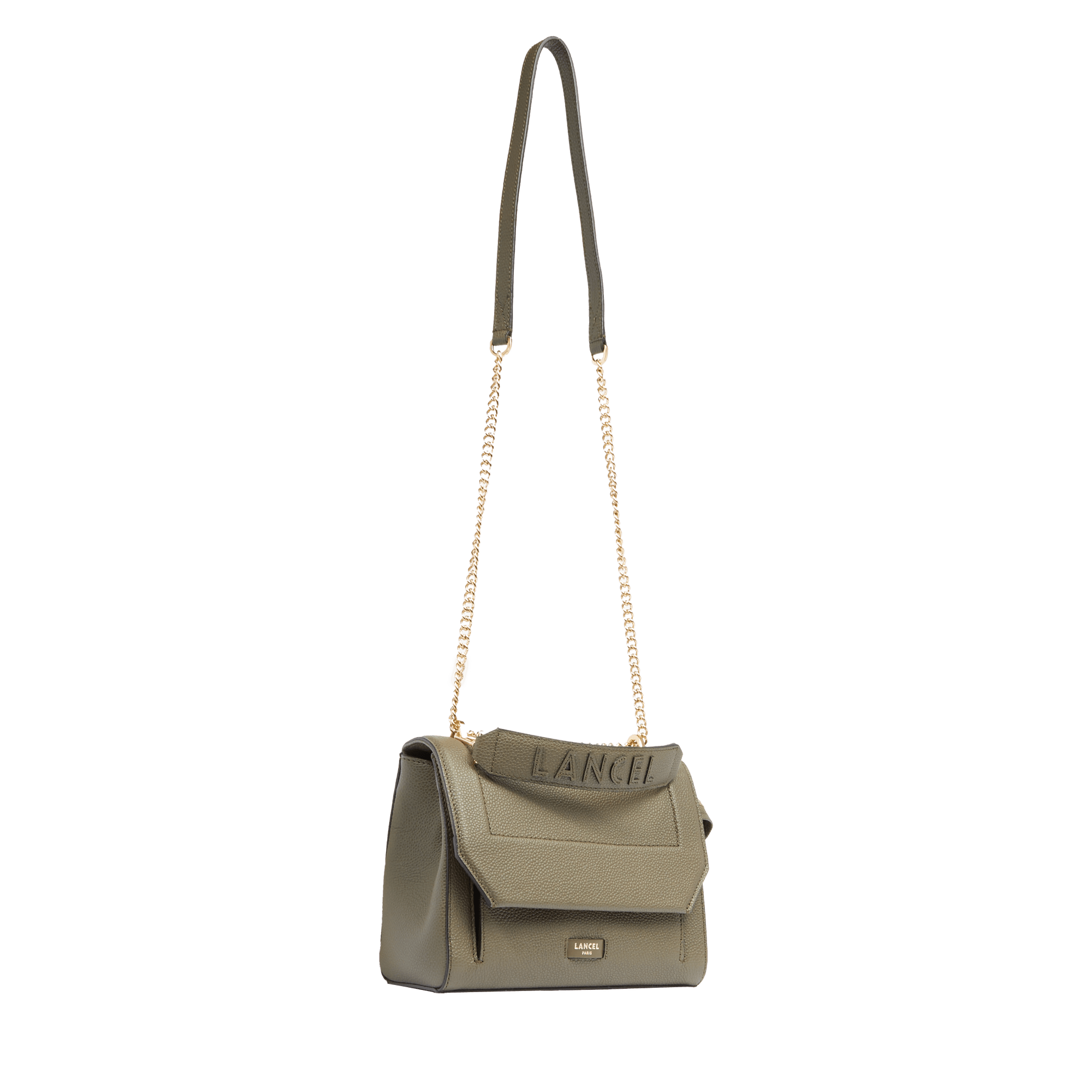 Sac rabat m ninon de lancel en cuir LANCEL Vert