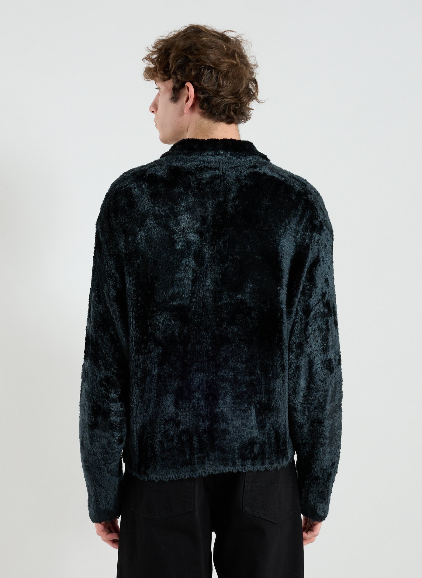 Polo neck sweater LACOSTE Green