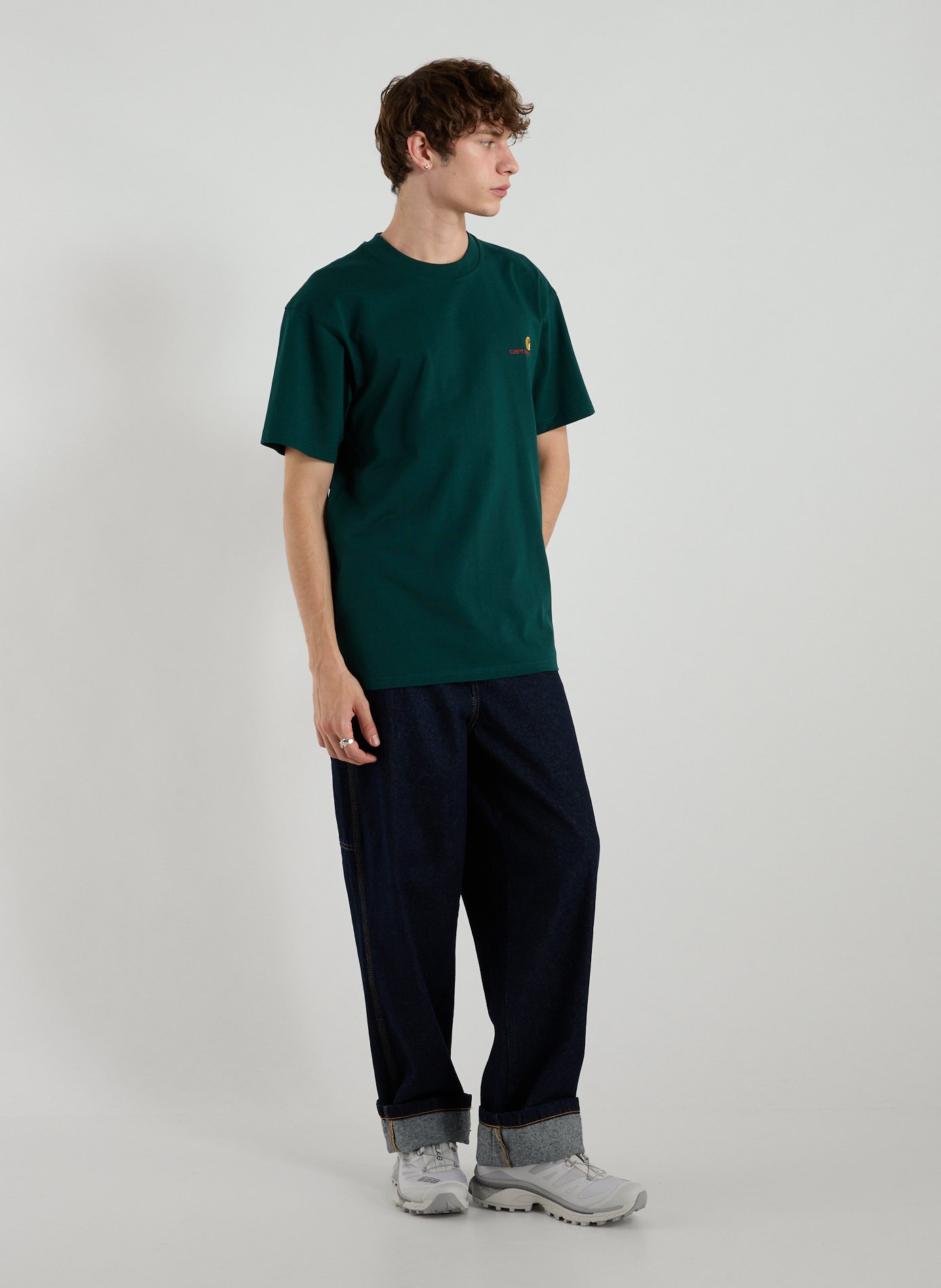 Classic Cotton T-Shirt CARHARTT WIP Green