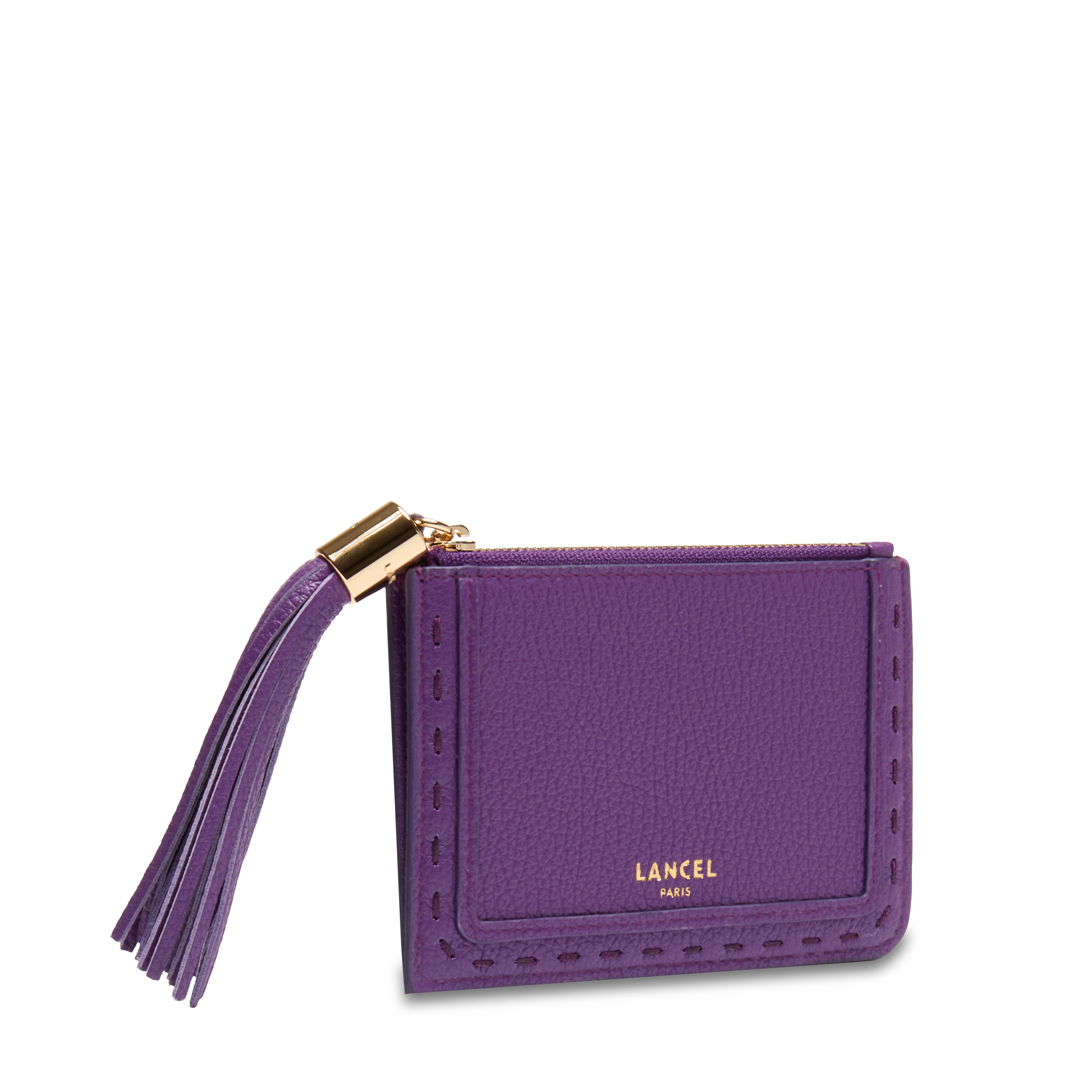 Porte-cartes premier flirt de lancel en cuir LANCEL Violet