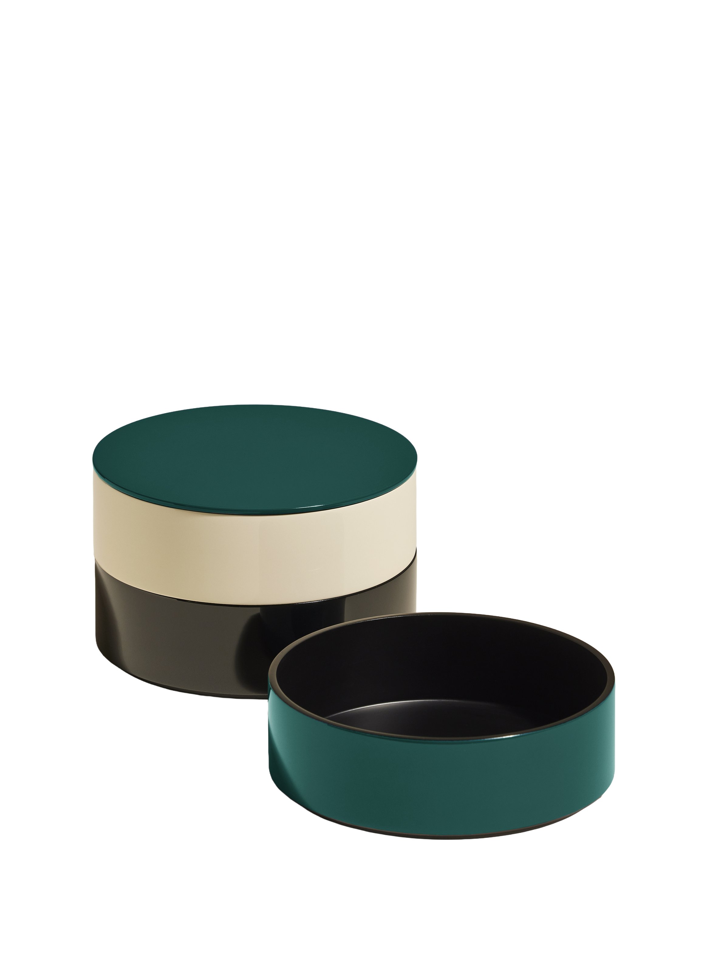 Boite ronde à bijoux totem MAISON SARAH LAVOINE Bleu