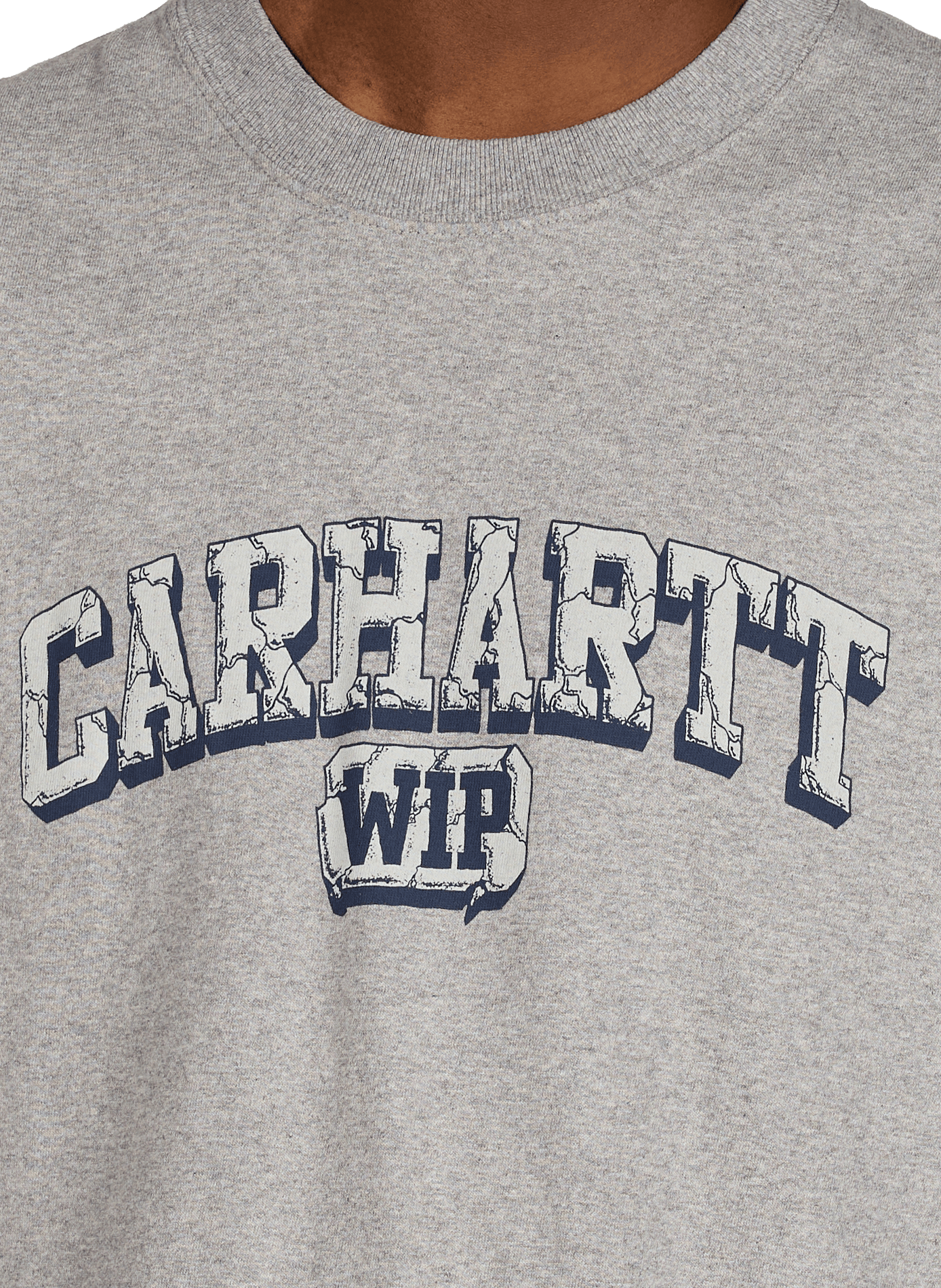 T-shirt ample à col rond en coton CARHARTT WIP Gris