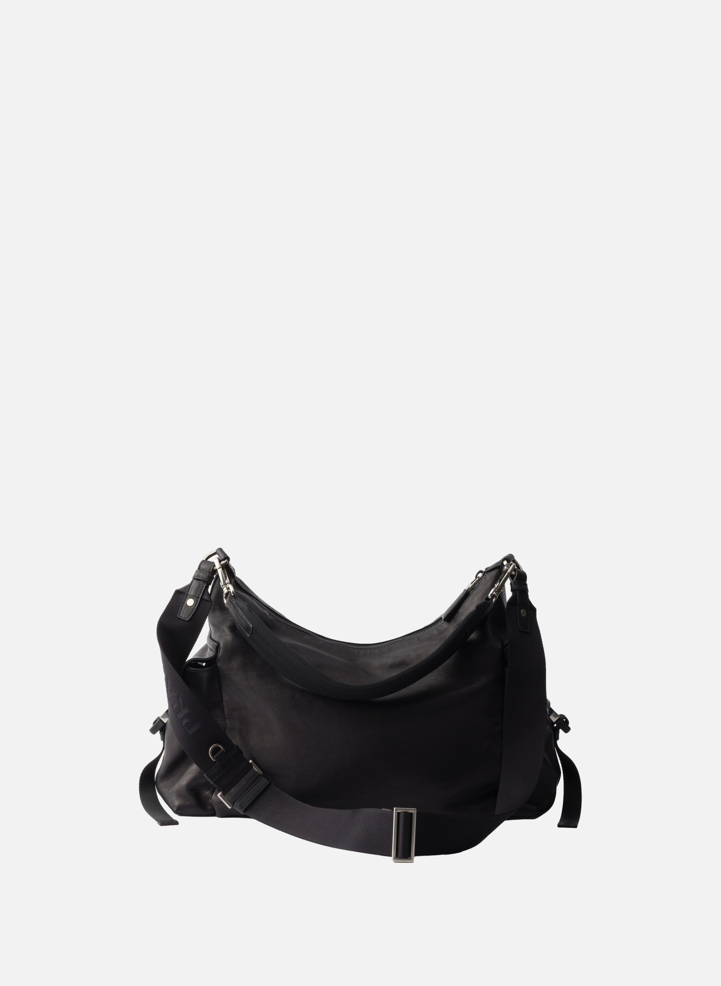 Sac porté épaule prada explore en cuir PRADA Noir