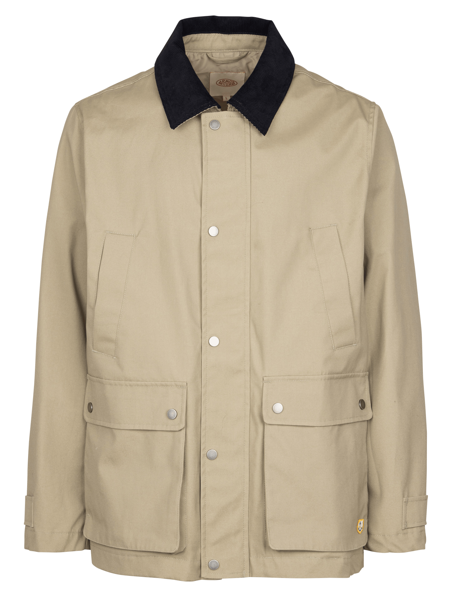 Veste droite col classique en coton heritage ARMOR-LUX Beige