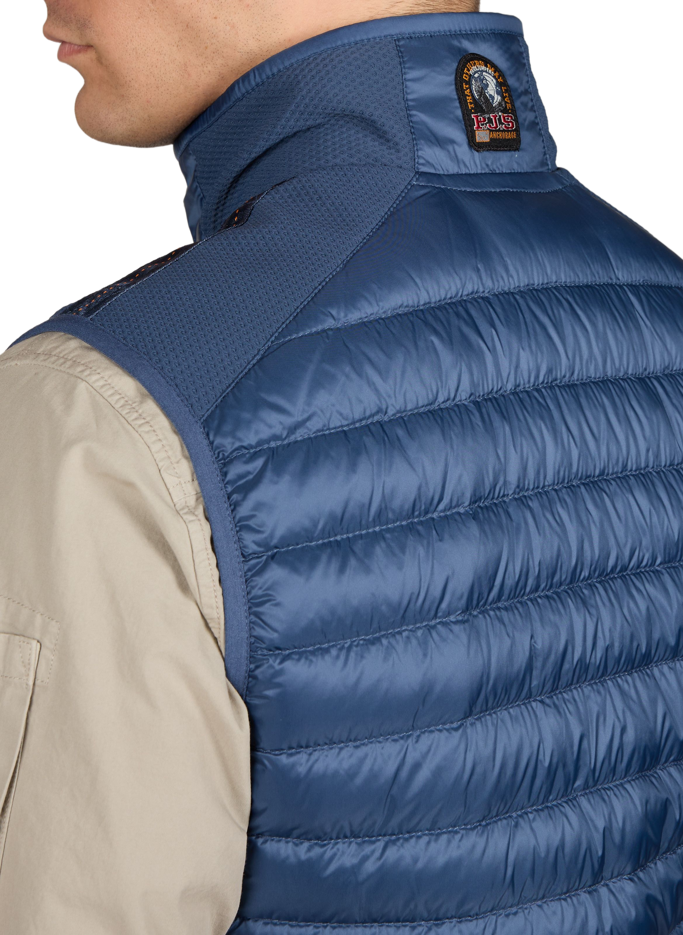 Doudoune Zavier sans manches à col montant PARAJUMPERS Bleu