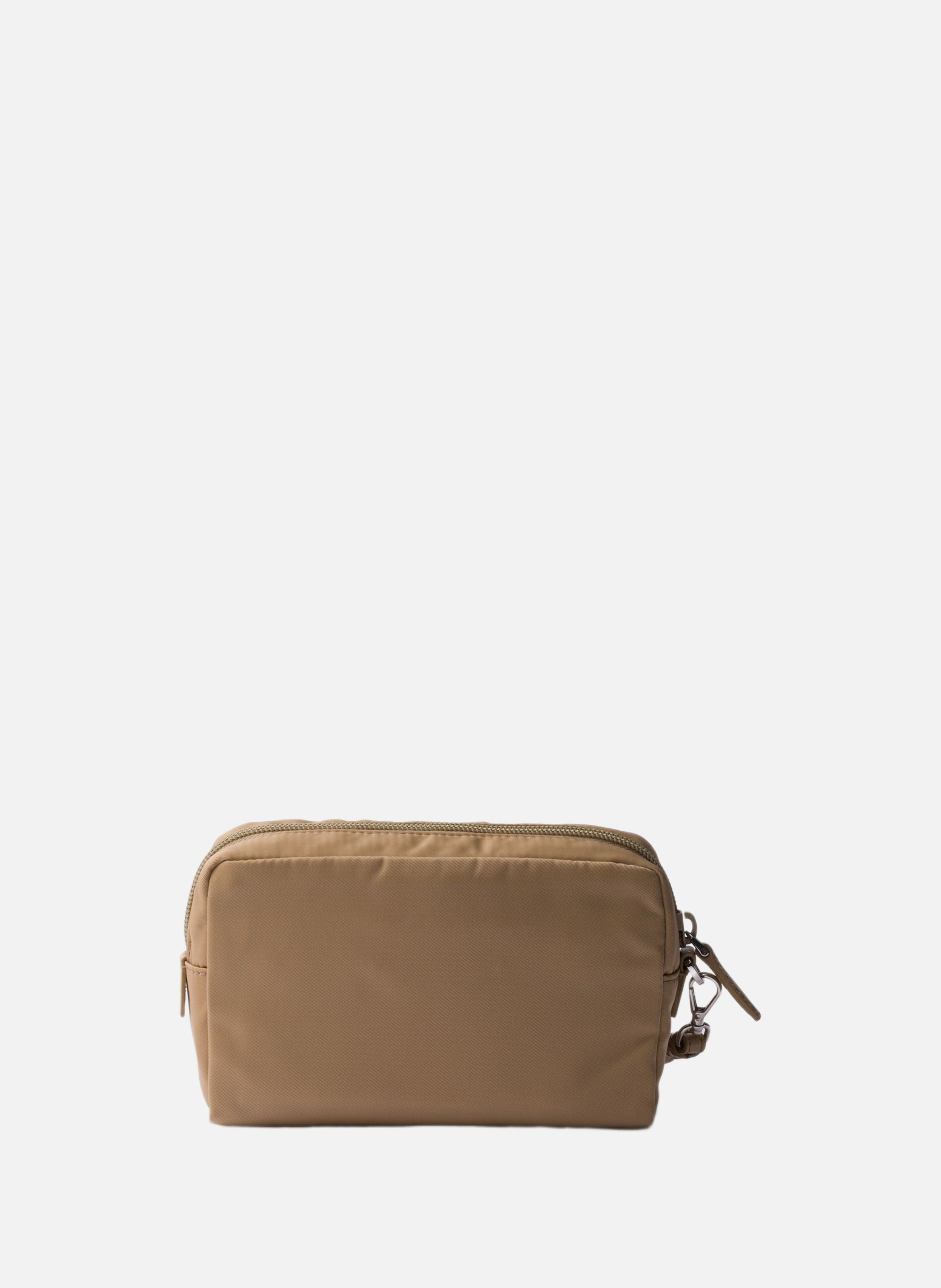 Petite pochette en re-nylon PRADA Marron