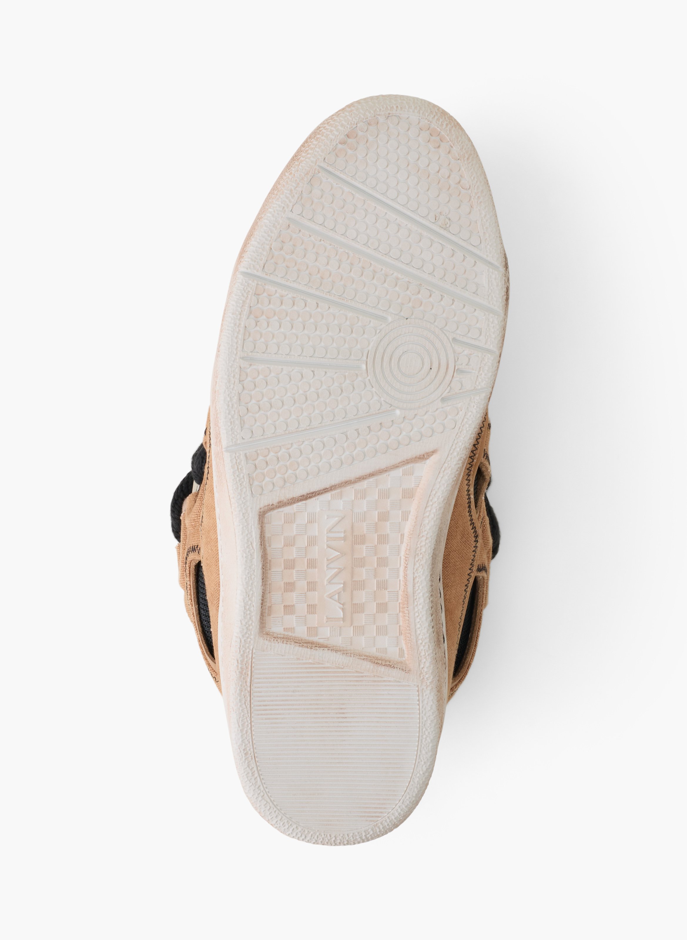 Sneakers curb en canvas LANVIN Marron
