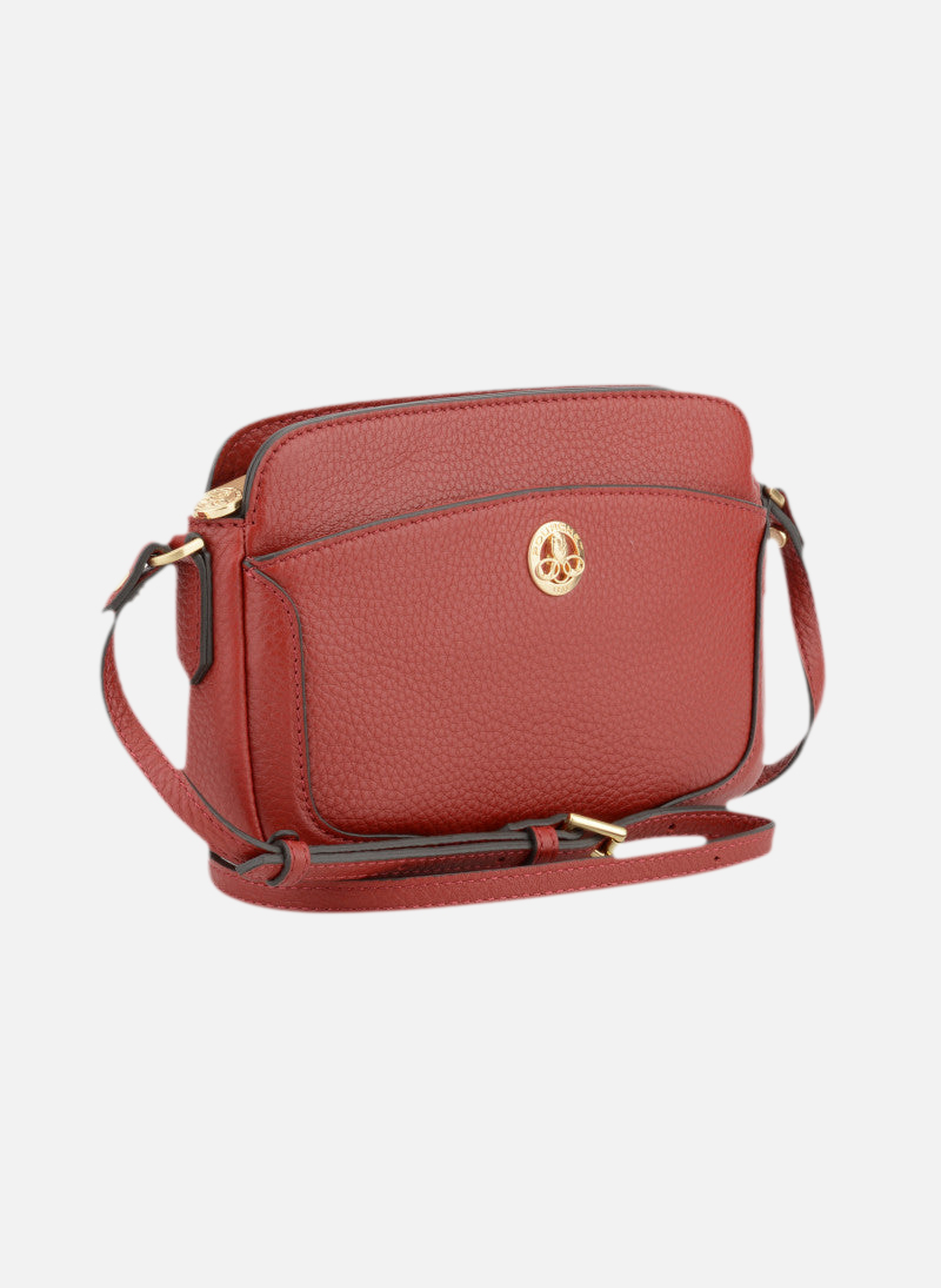 Image | sac cabas en cuir de vachette RougePOURCHET