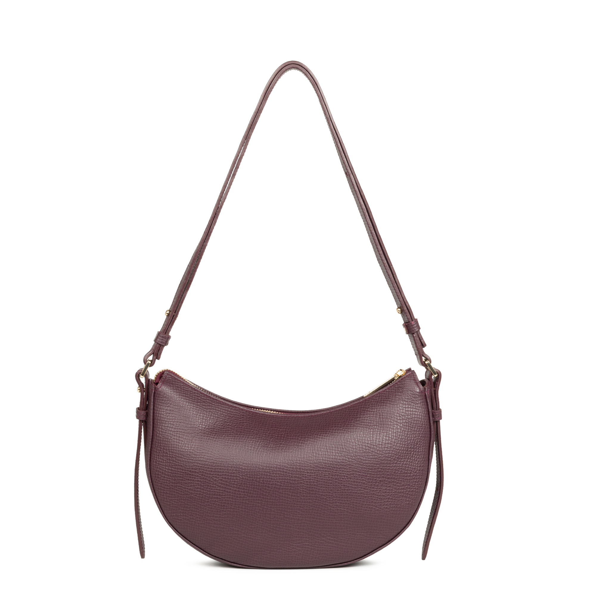 Sac demi lune - even LANCASTER Rouge