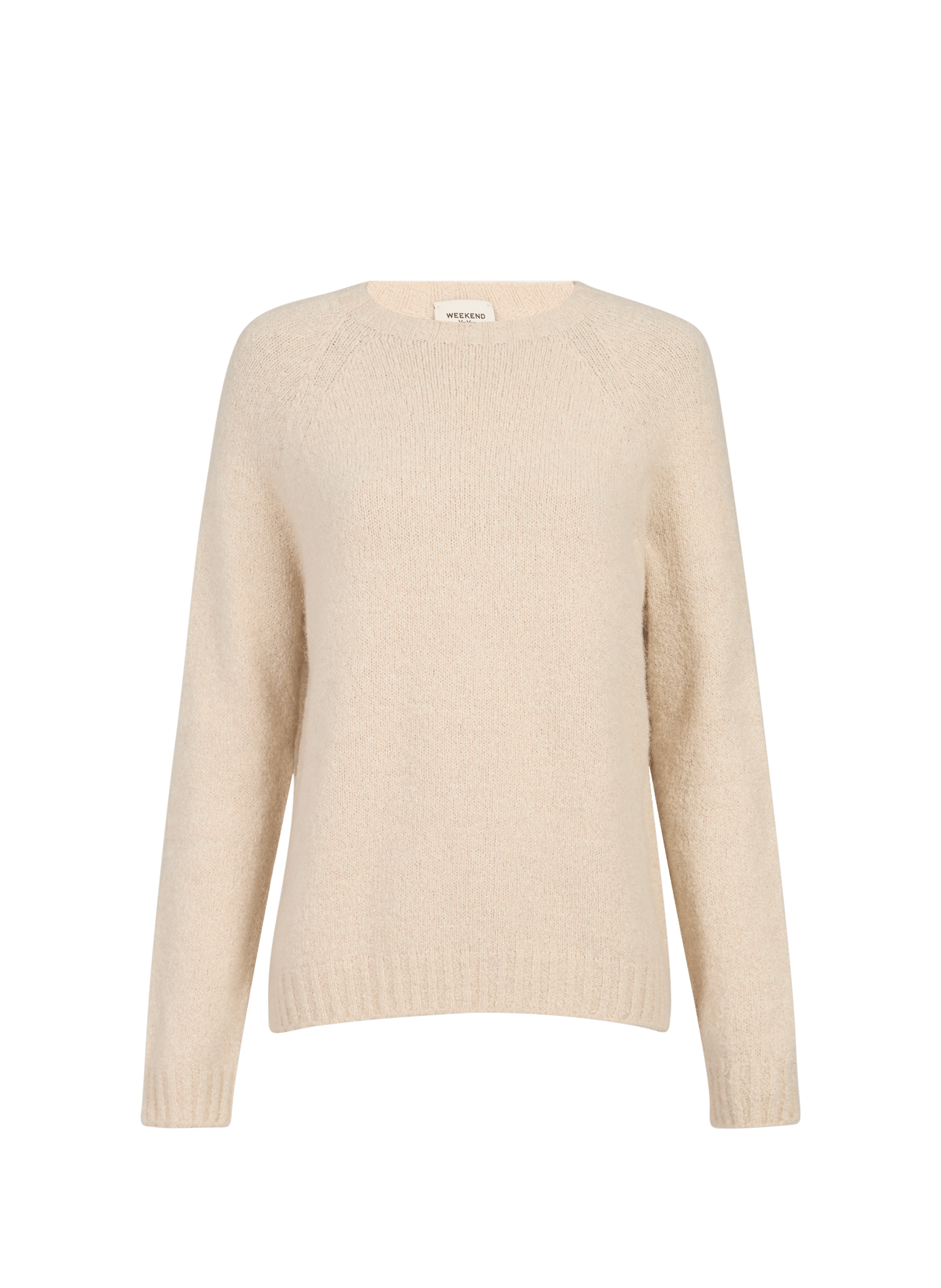 Jersey cuello barco liso MAX MARA WEEK END Beige