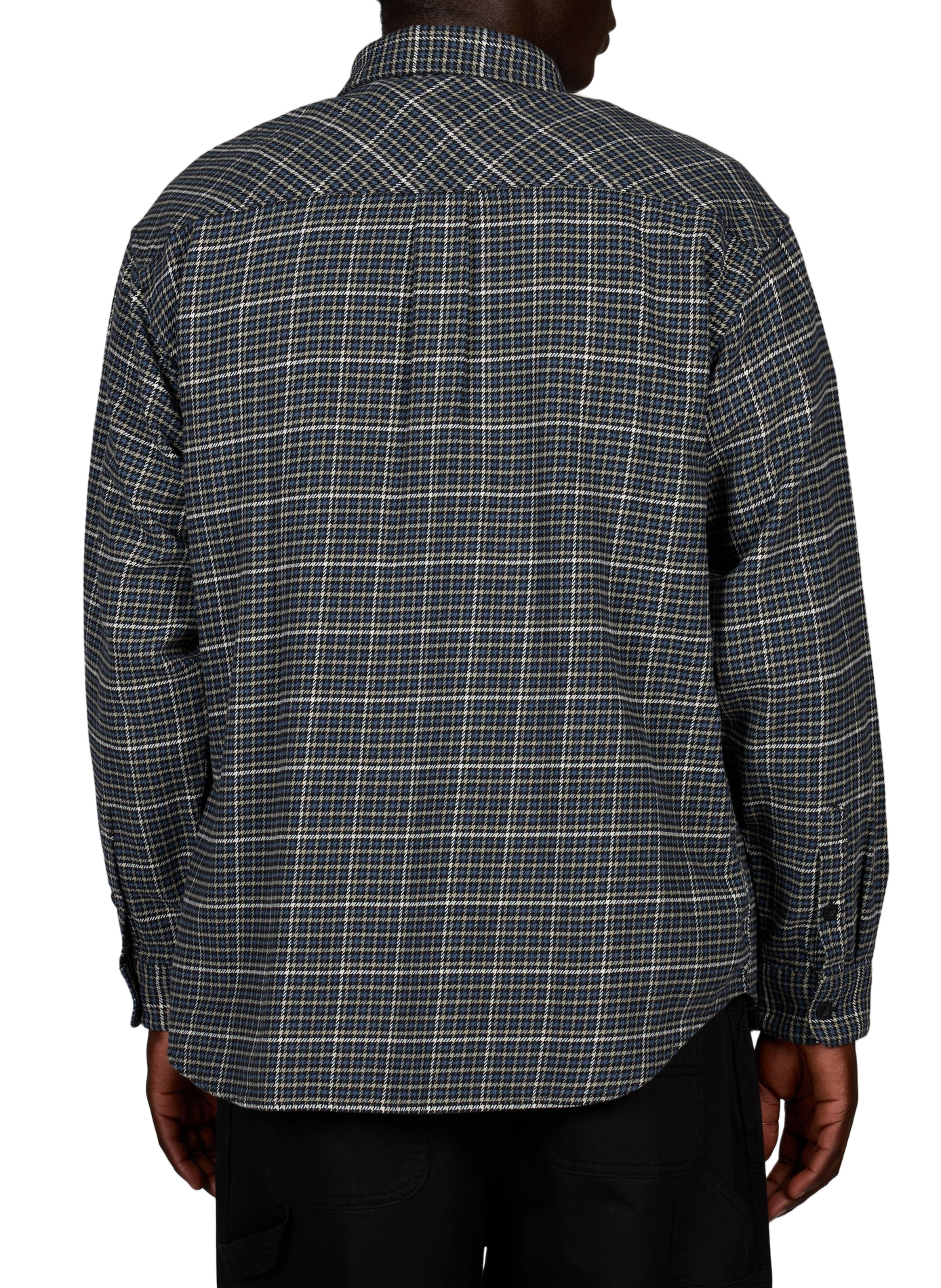 Todrick long-sleeve plaid cotton shirt CARHARTT WIP Blue