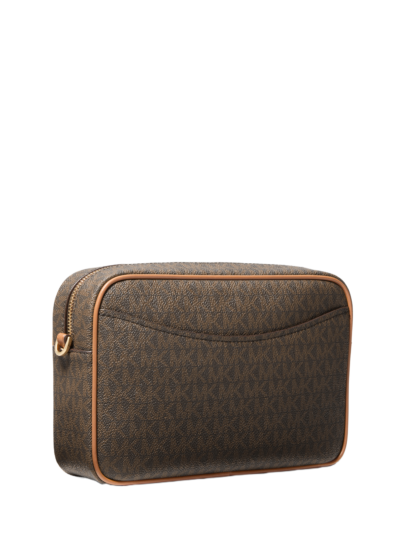 Grand sac à bandoulière Bev logotypé MICHAEL KORS Marron