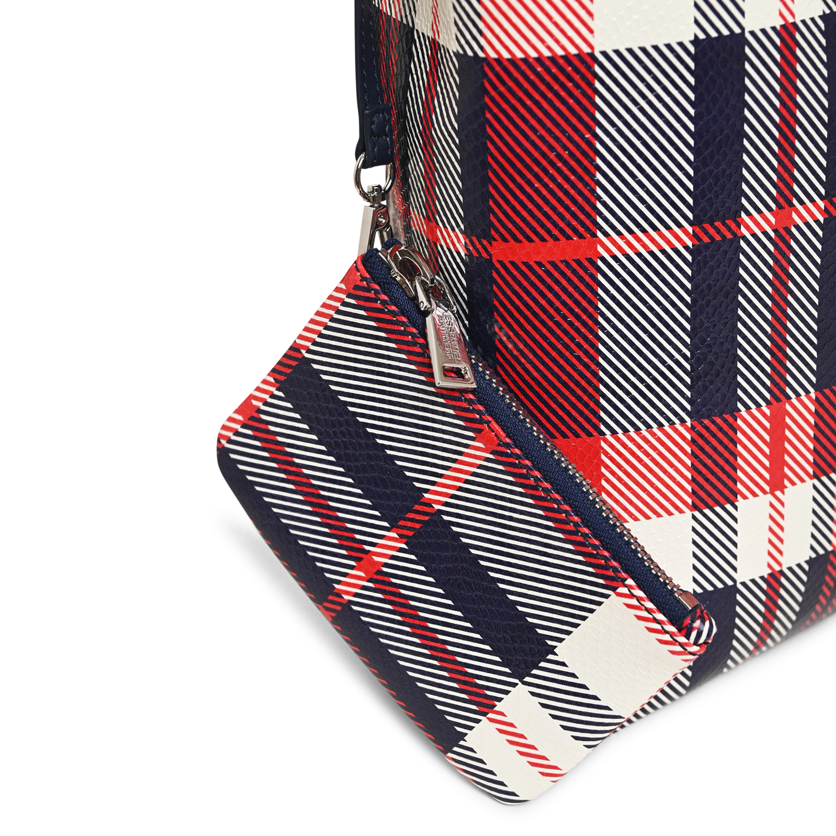 Sac cabas à carreaux konstantin ESSENTIEL ANTWERP Rouge