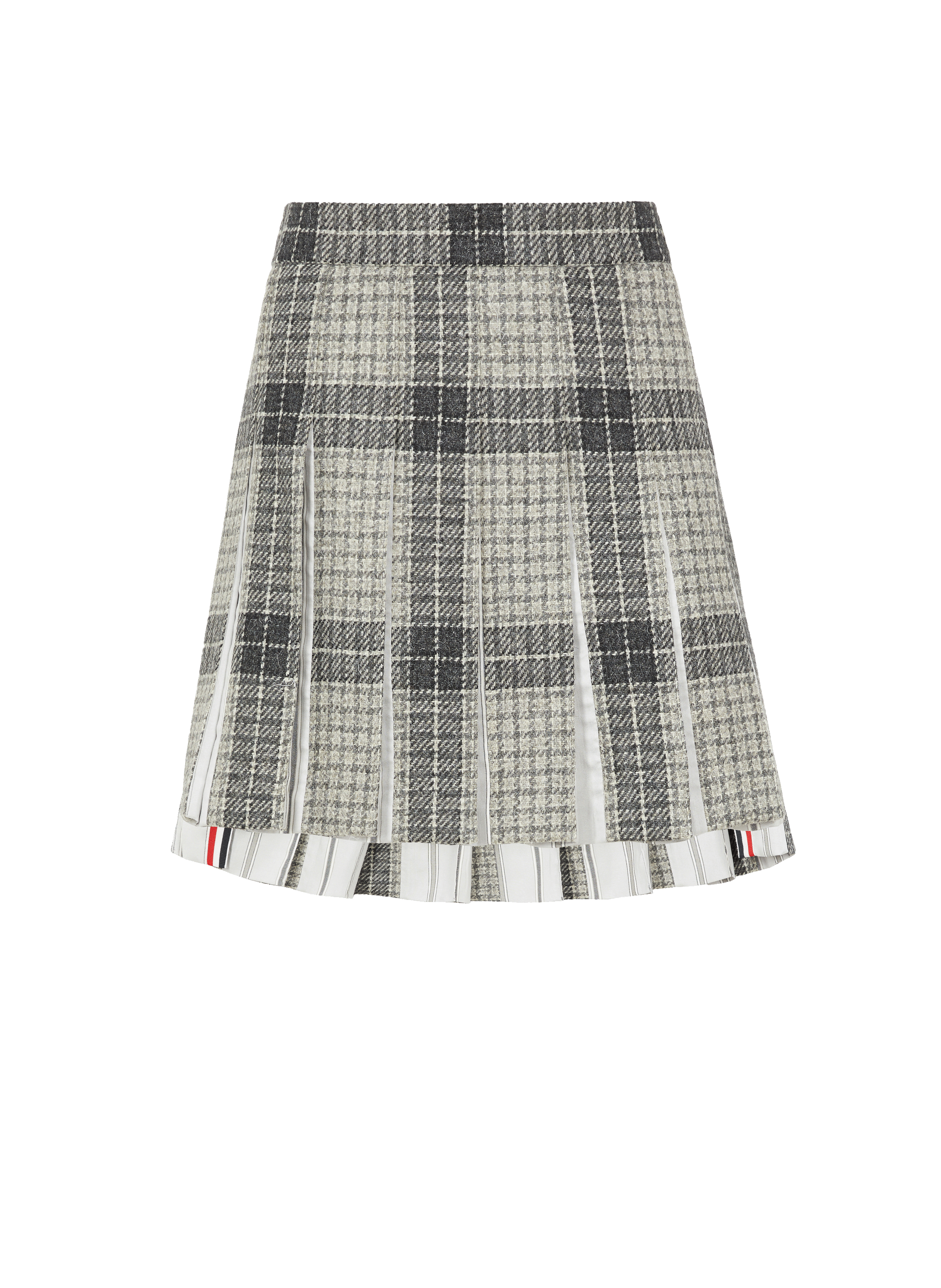 Jupe plissée à carreaux