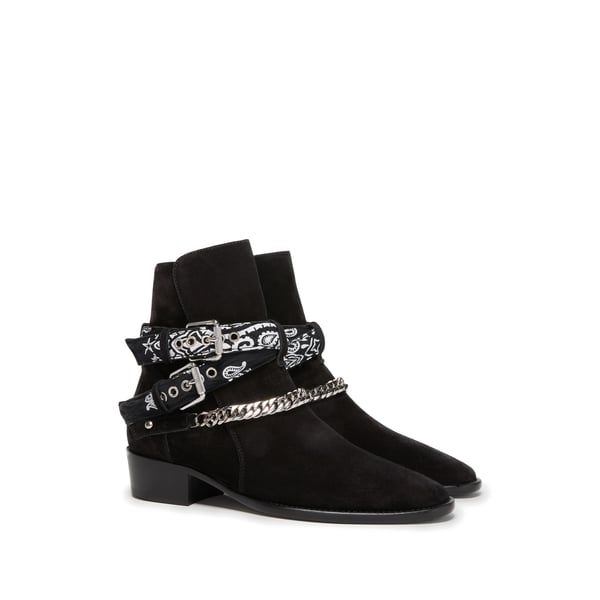 Bottines Bandana Buckle en cuir