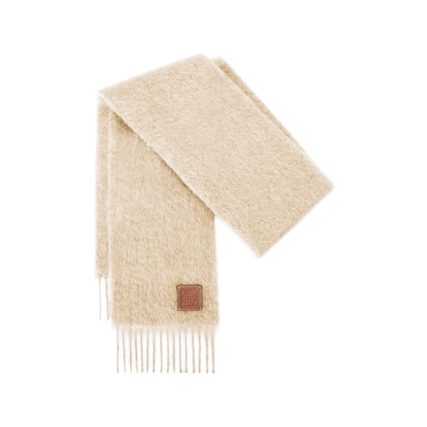 Echarpe en mohair et laine