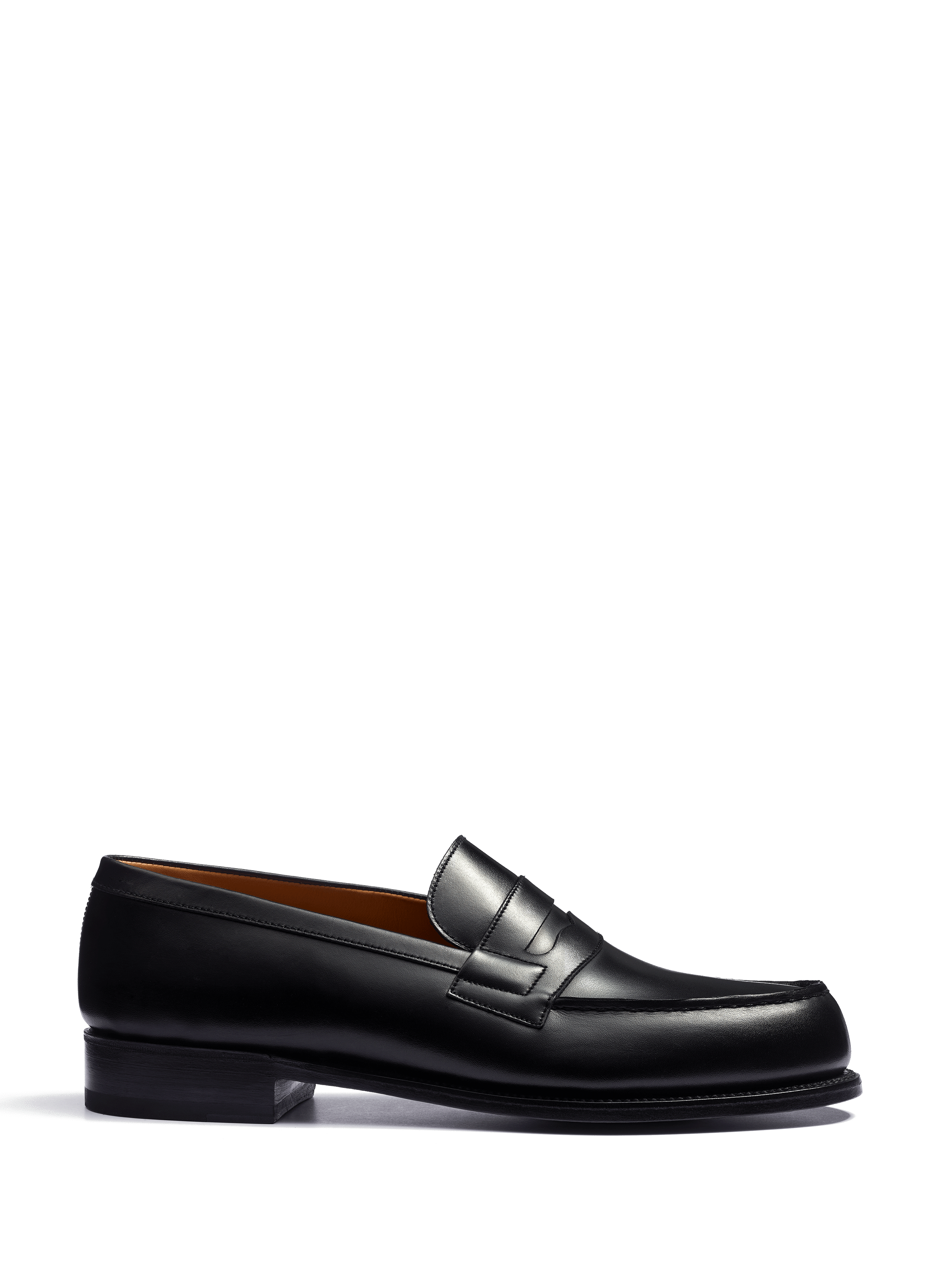 J.M. WESTON Leather loafers  Black