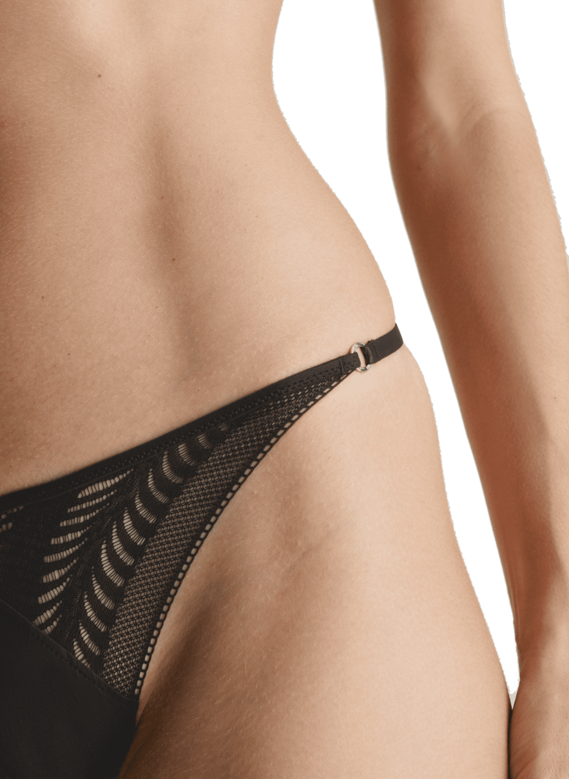 Lace thong CALVIN KLEIN Black