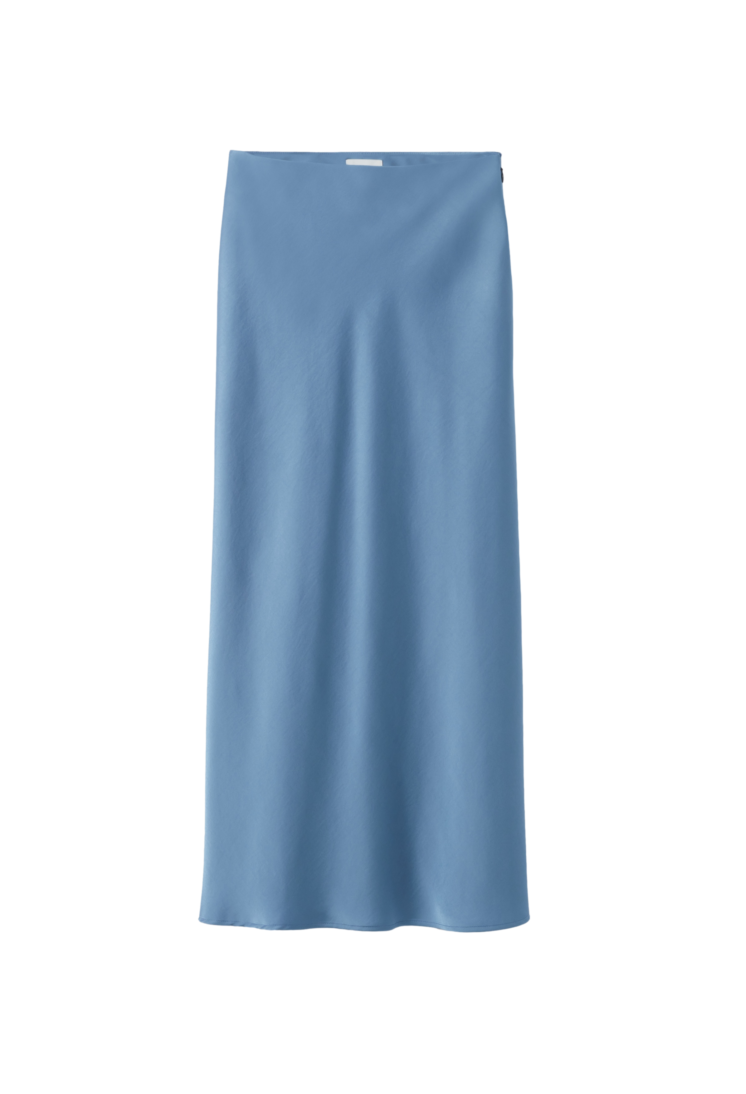 Jupe longue fluide satinée CLAUDIE PIERLOT Bleu